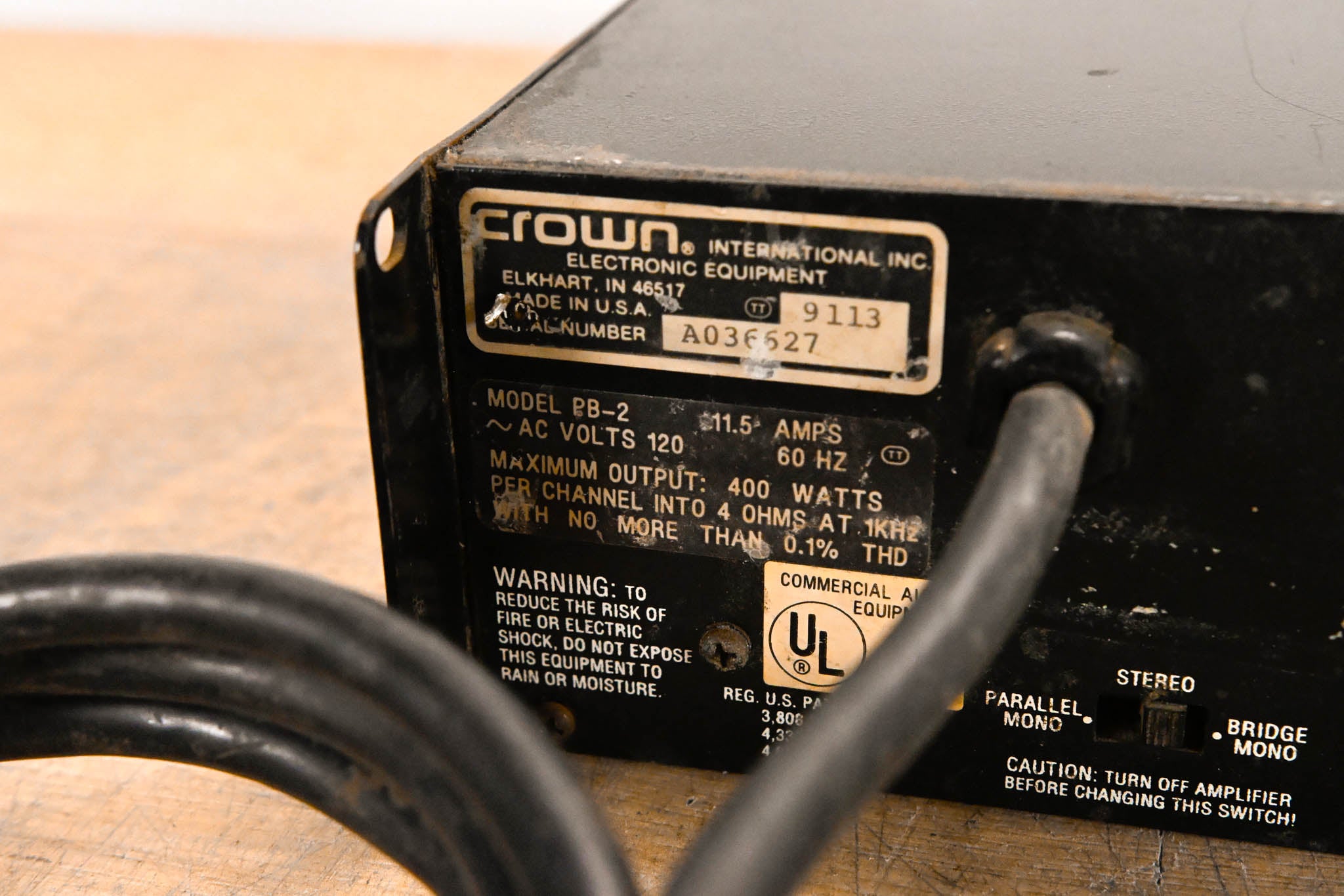 Crown Power Base-2 2-Channel Power Amplifier