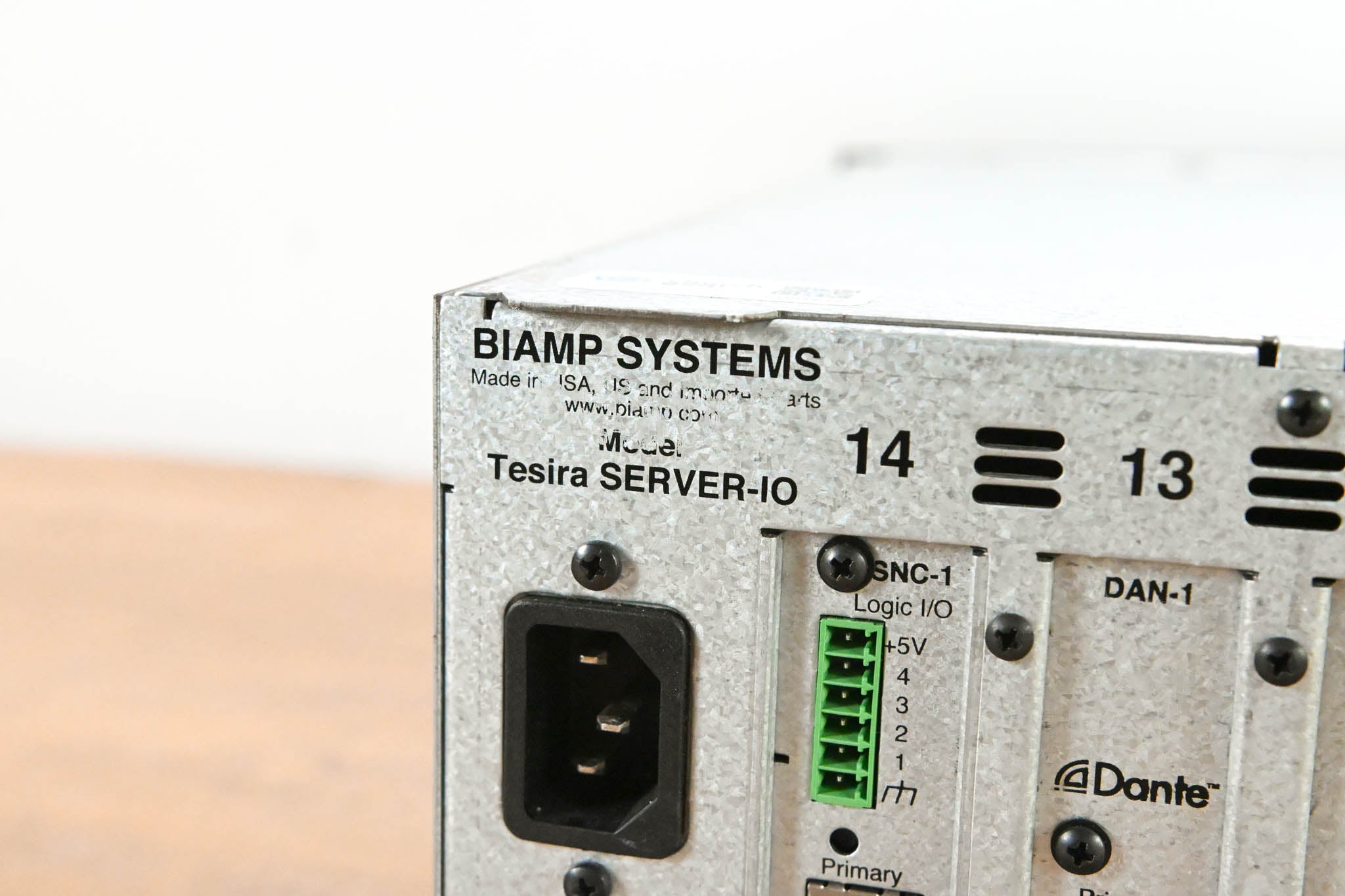 Biamp Tesira SERVER-IO Digital Audio Network Server
