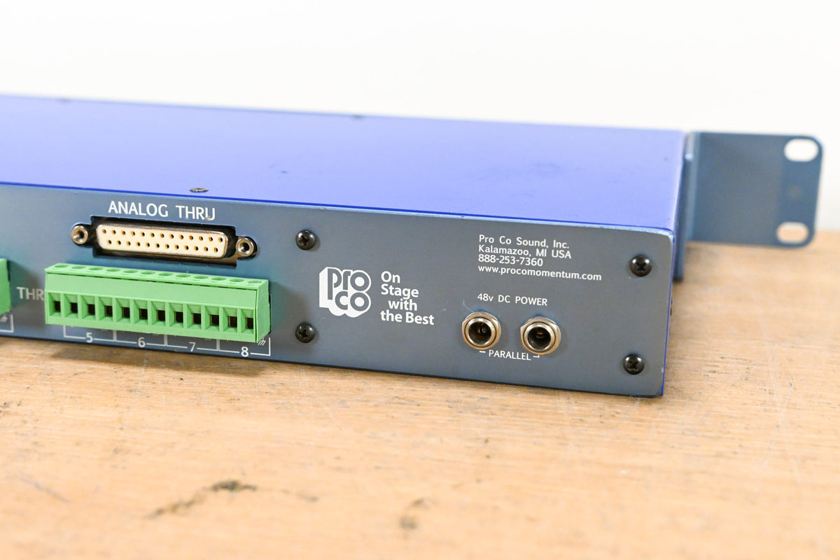 ProCo Momentum mo8 Digital Snake System (NO POWER SUPPLY)