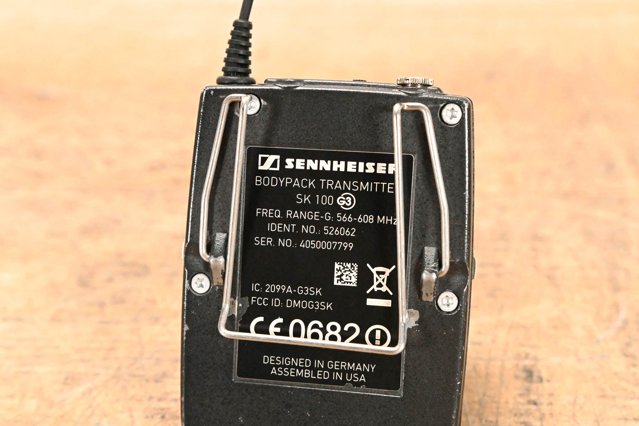 Sennheiser SK 100 G3 Wireless Bodypack Transmitter G Range: 566-608 MHz
