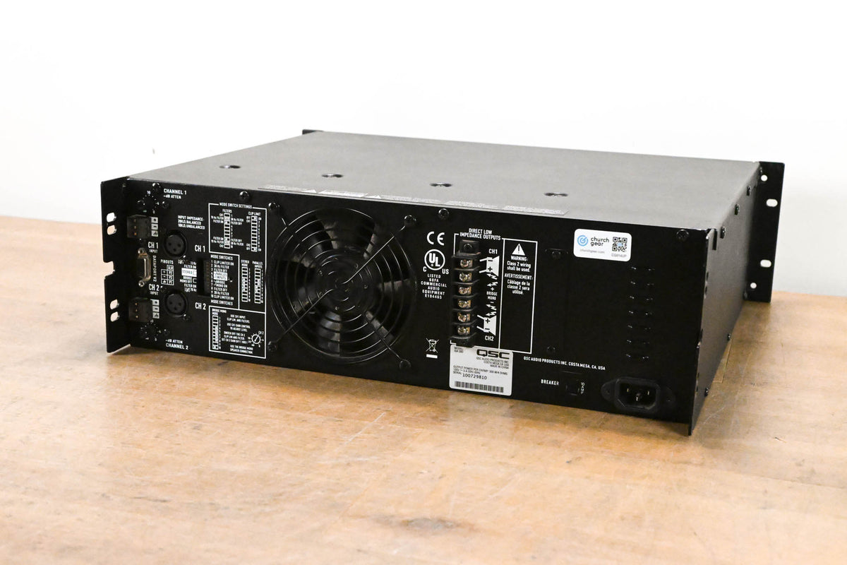 QSC ISA280 2-Channel Installation Power Amplifier