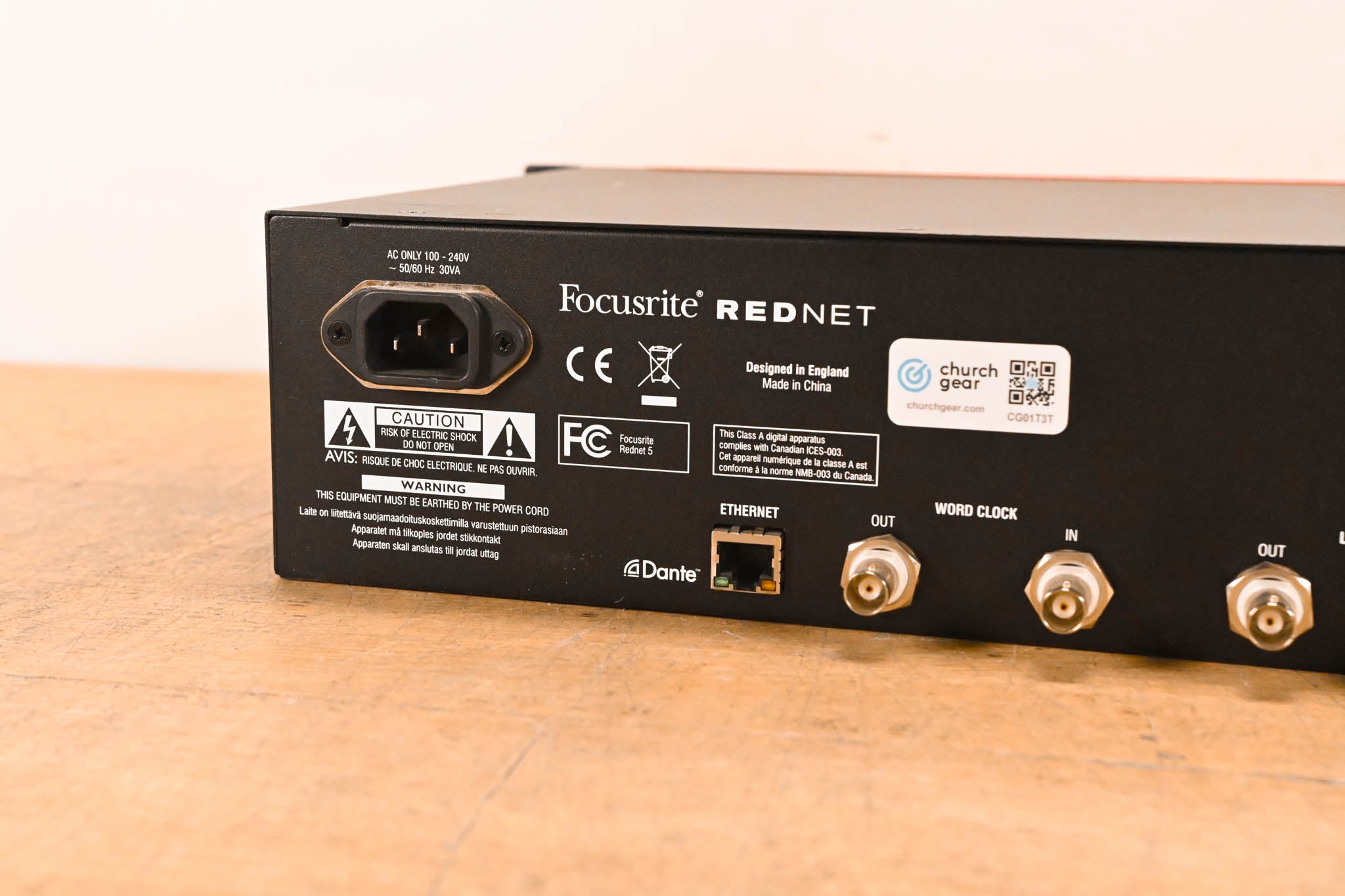 Focusrite RedNet 5 Pro Tools HD to Dante Network Bridge
