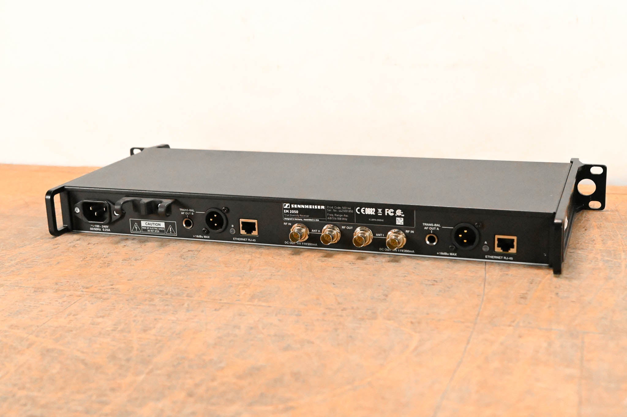 Sennheiser EM 2050 Dual-Channel Wireless Receiver Aw Range: 516-558 MHz