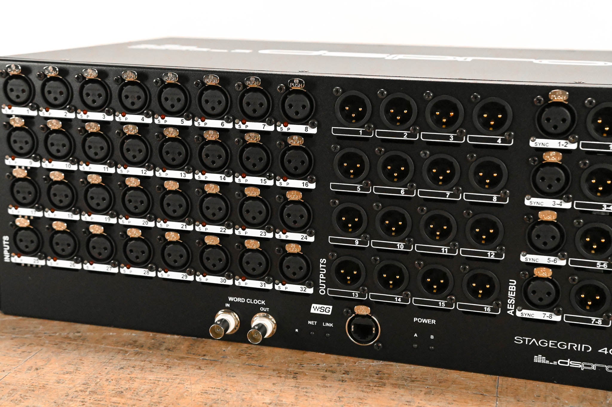 Waves DSPRO StageGrid 4000 32-in / 16-out Digital SoundGrid Stagebox