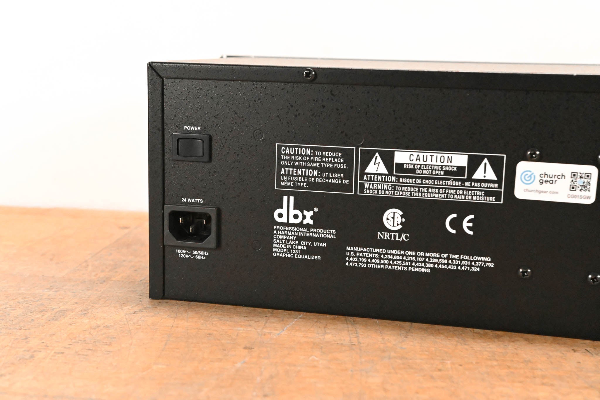 dbx 1231 Dual-Channel 31-Band Graphic Equalizer