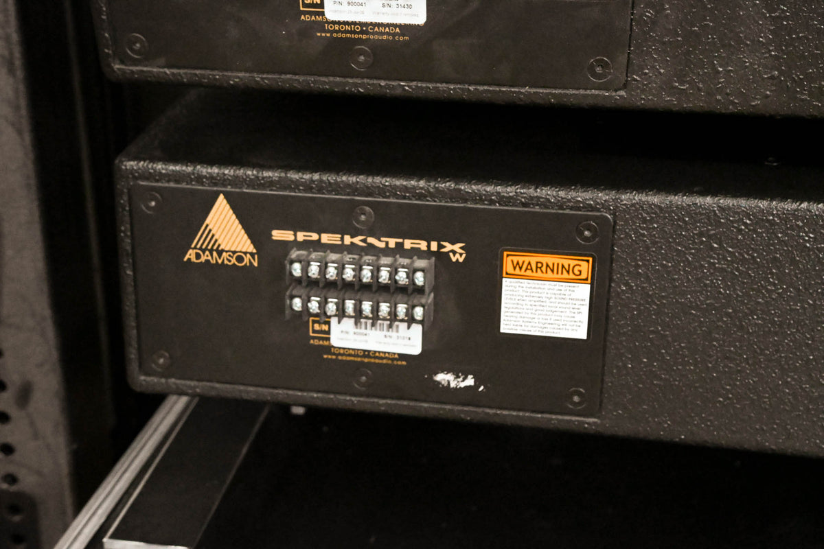 Adamson SpekTrix Line Array Package (2x SpekTrix, 4x Wave) w/ Cases