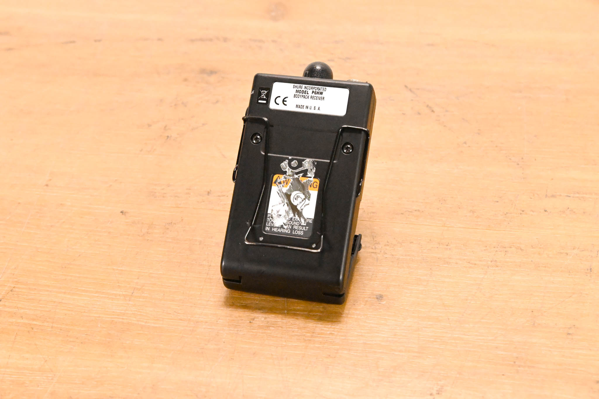 Shure P6HW Wired Bodypack Receiver