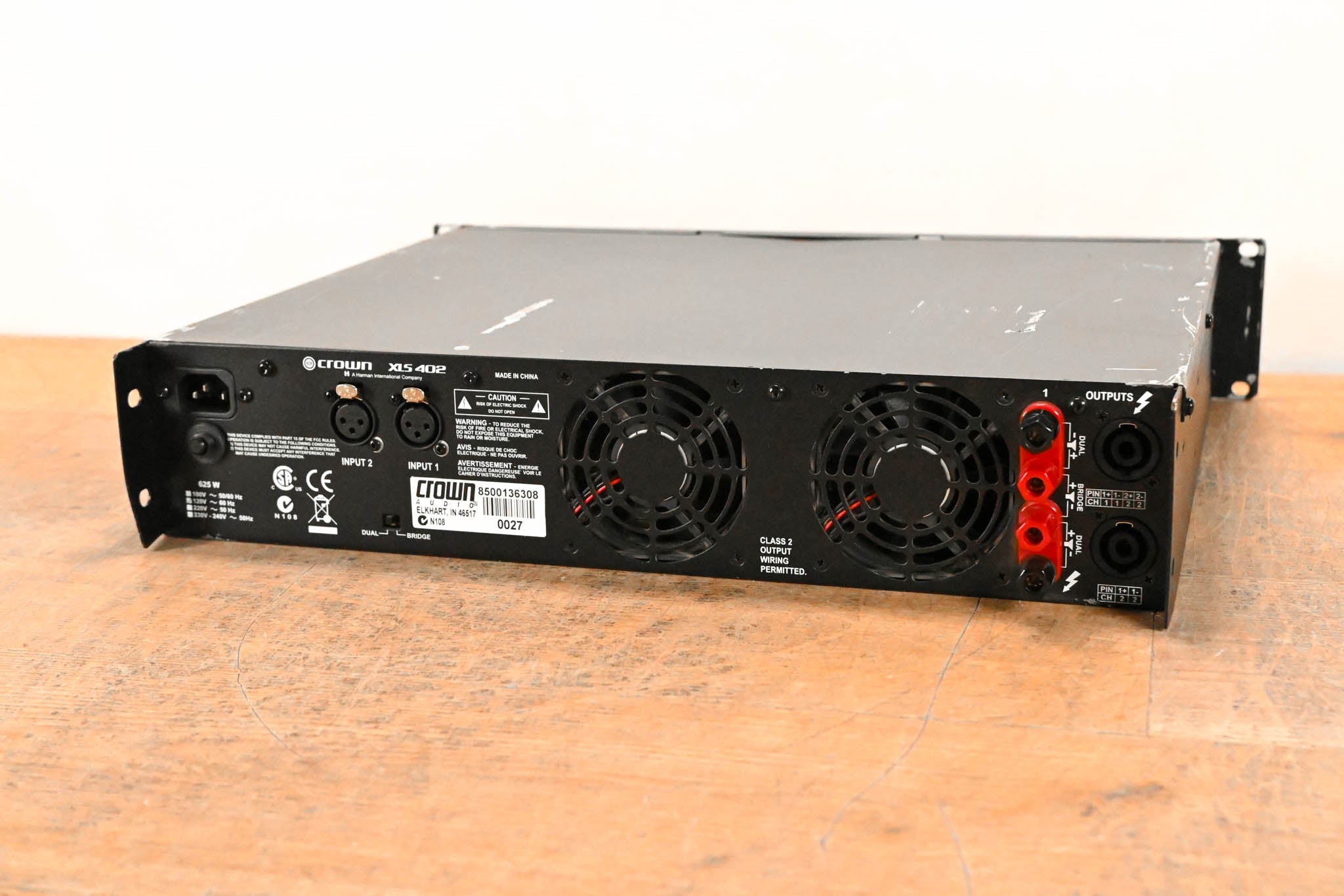 Crown XLS 402 2-Channel Power Amplifier