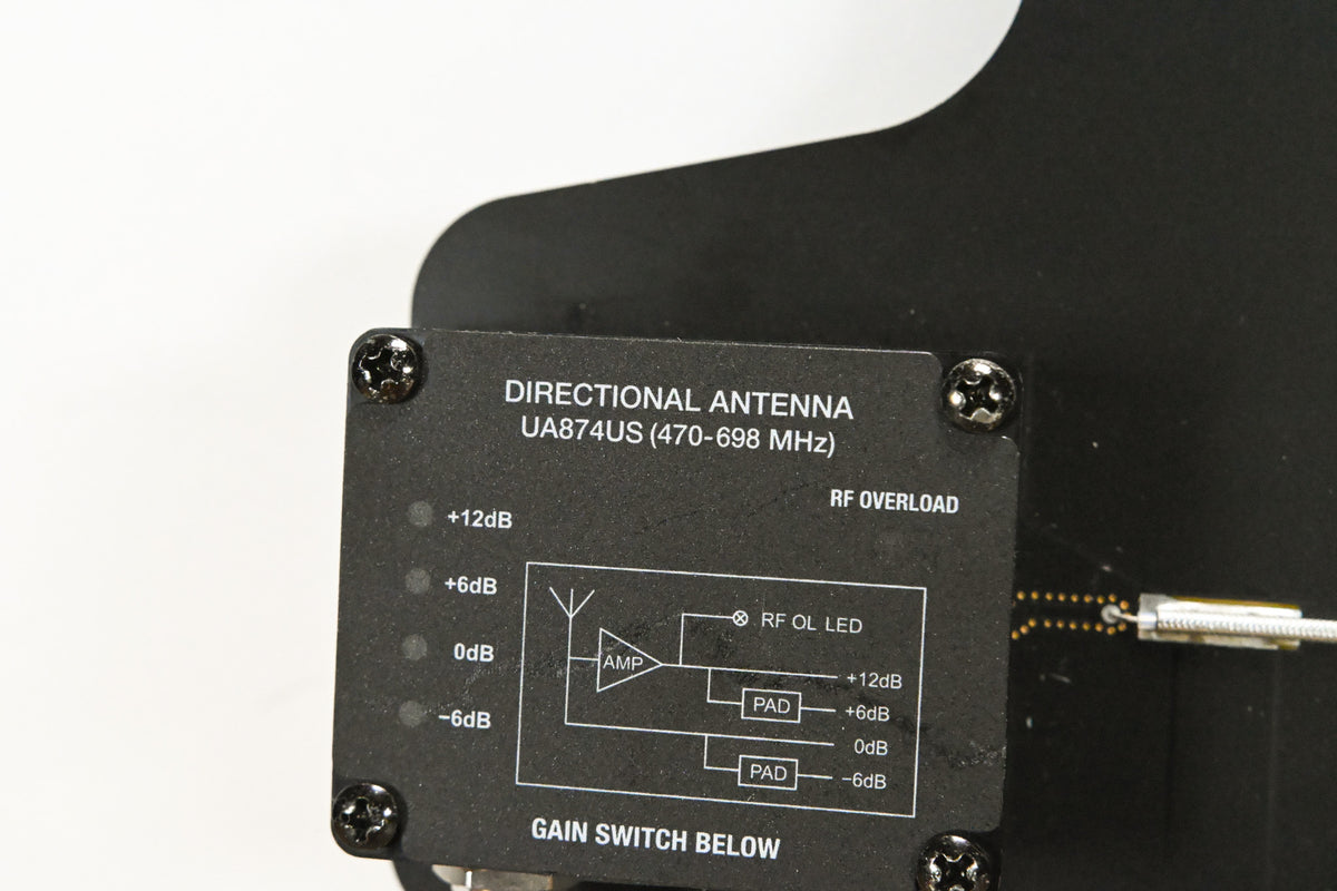 Shure UA874US Active Directional Antenna - 470-698 MHz
