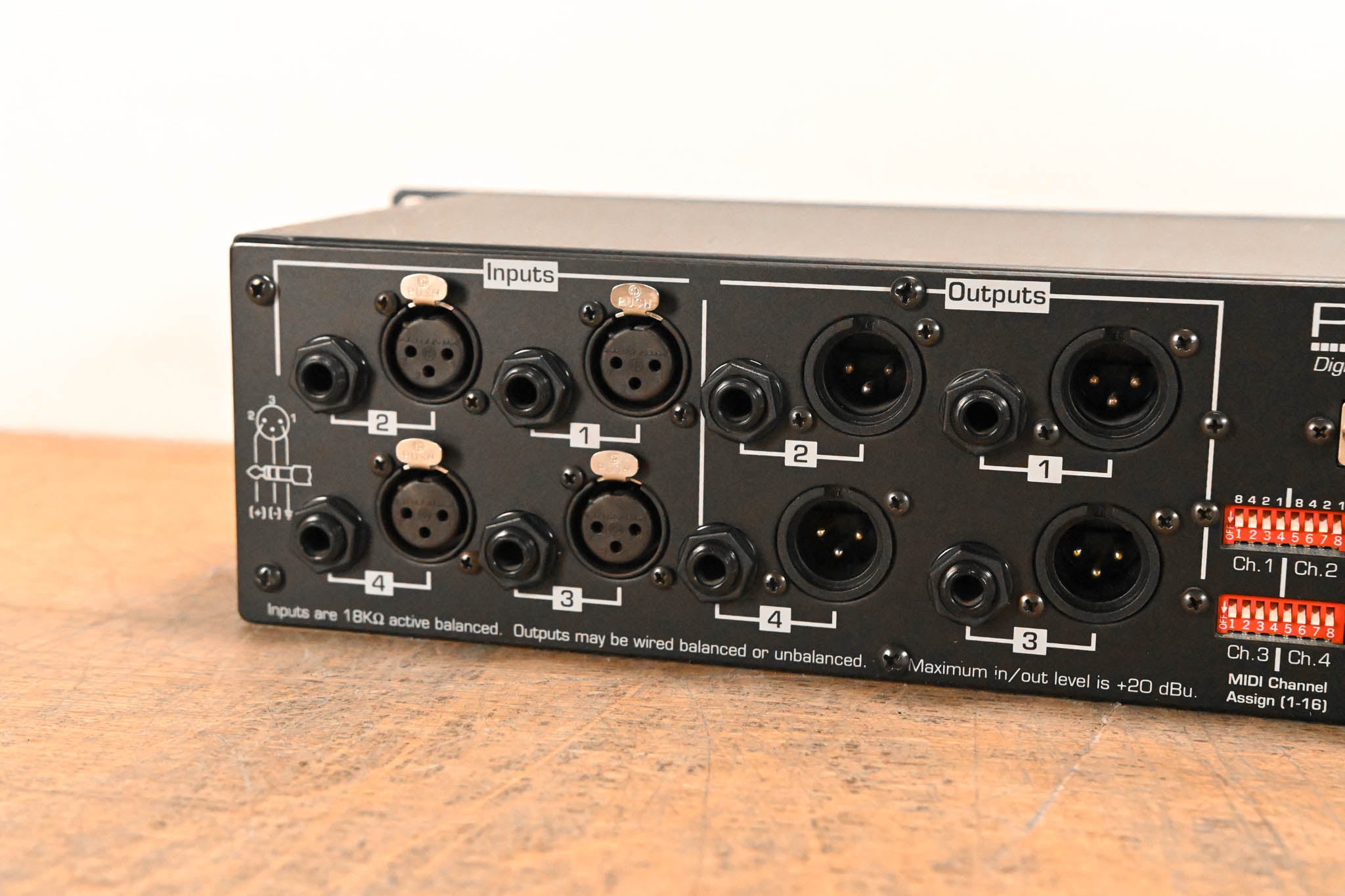 Ashly Protea 4.24GS Four-Channel Digital Graphic Equalizer Slave