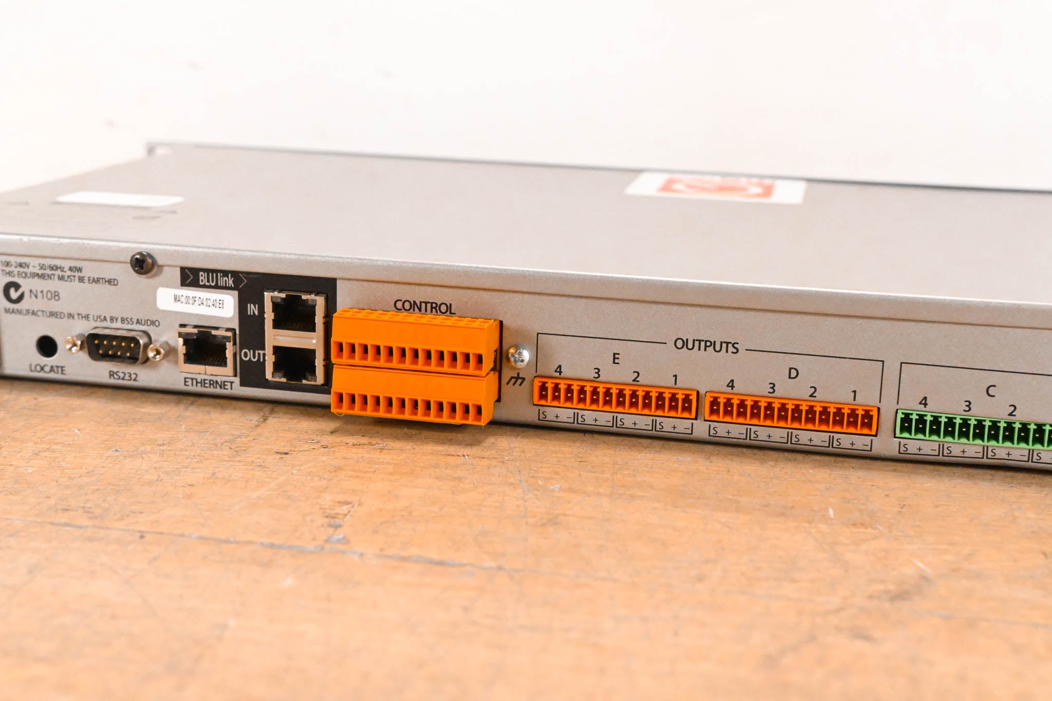 BSS London BLU-100 12x8 Signal Processor with BLU Link