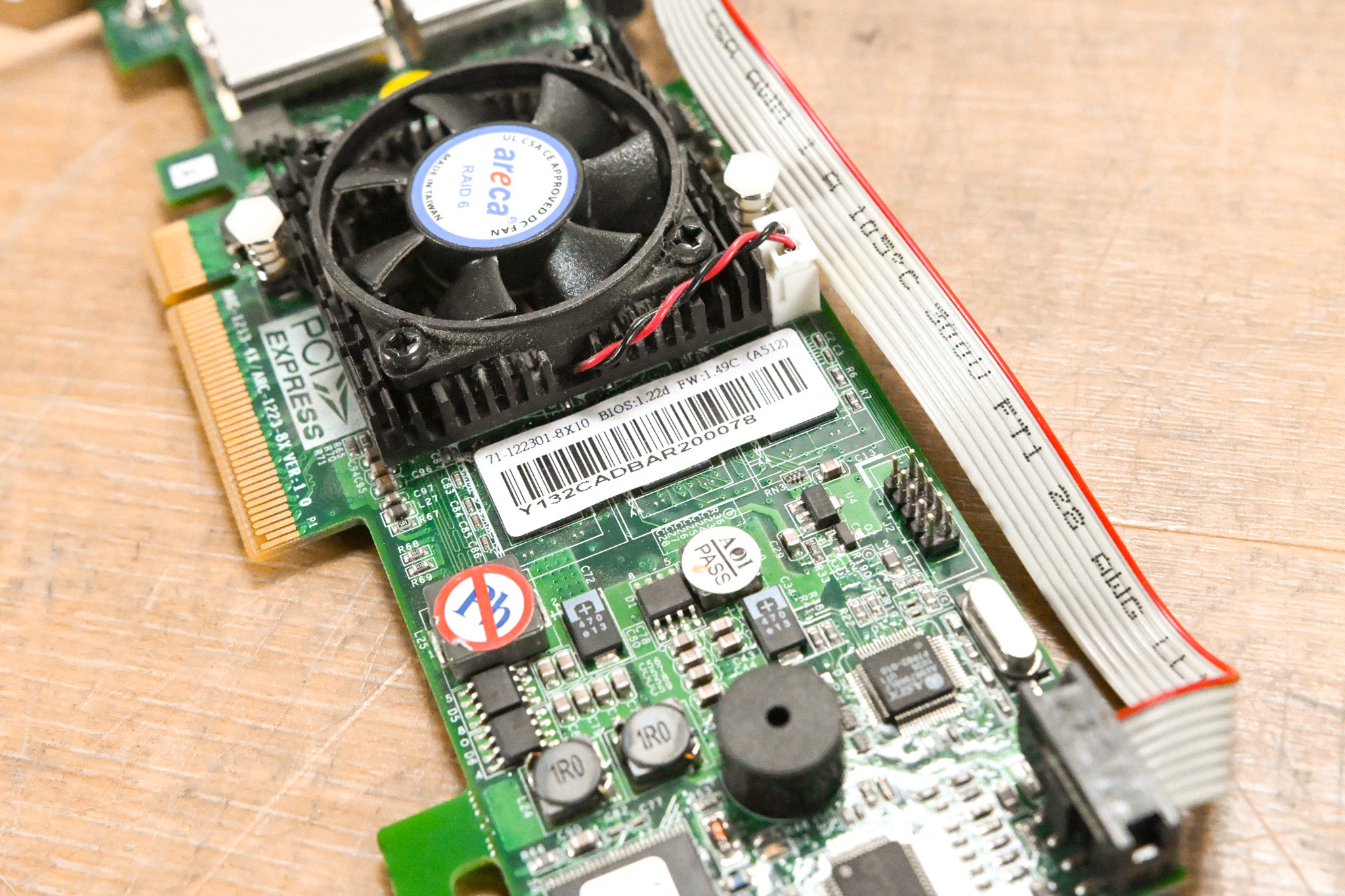 Areca ARC-1223-8X Ver 1.0 SAS RAID card