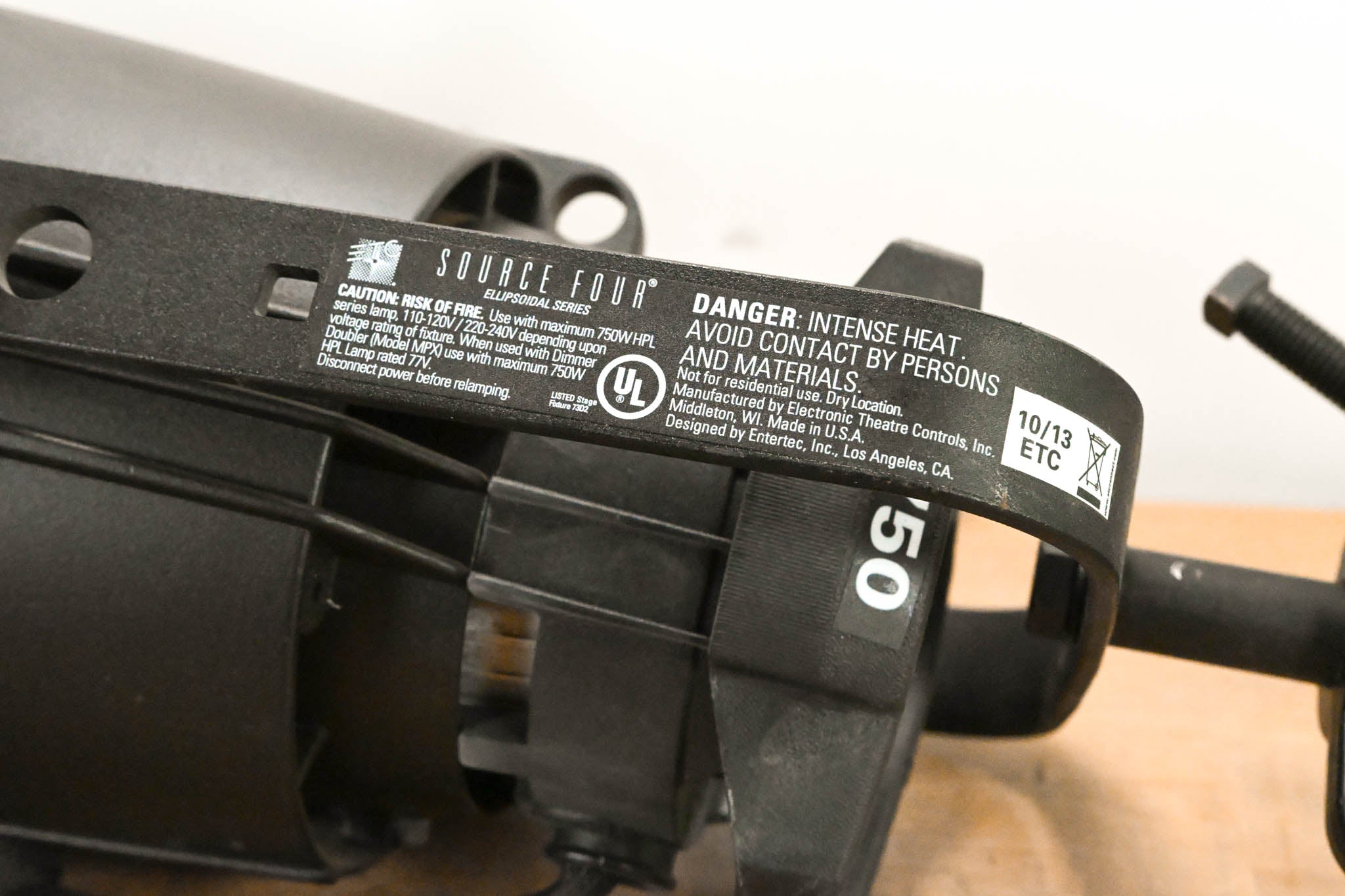 ETC Source Four 750 Ellipsoidal Light (No Lens Tube)
