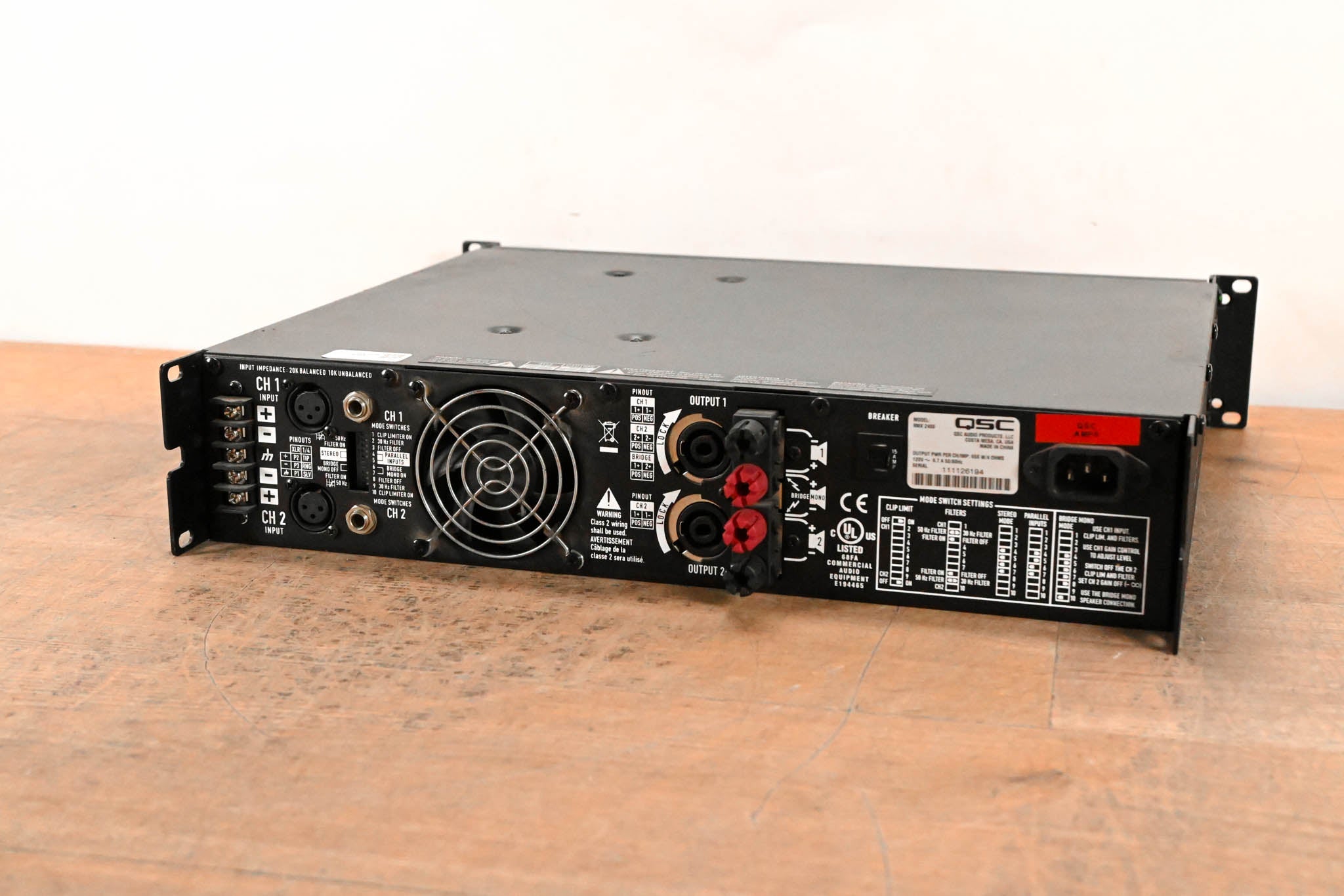 QSC RMX2450 2-Channel Power Amplifier