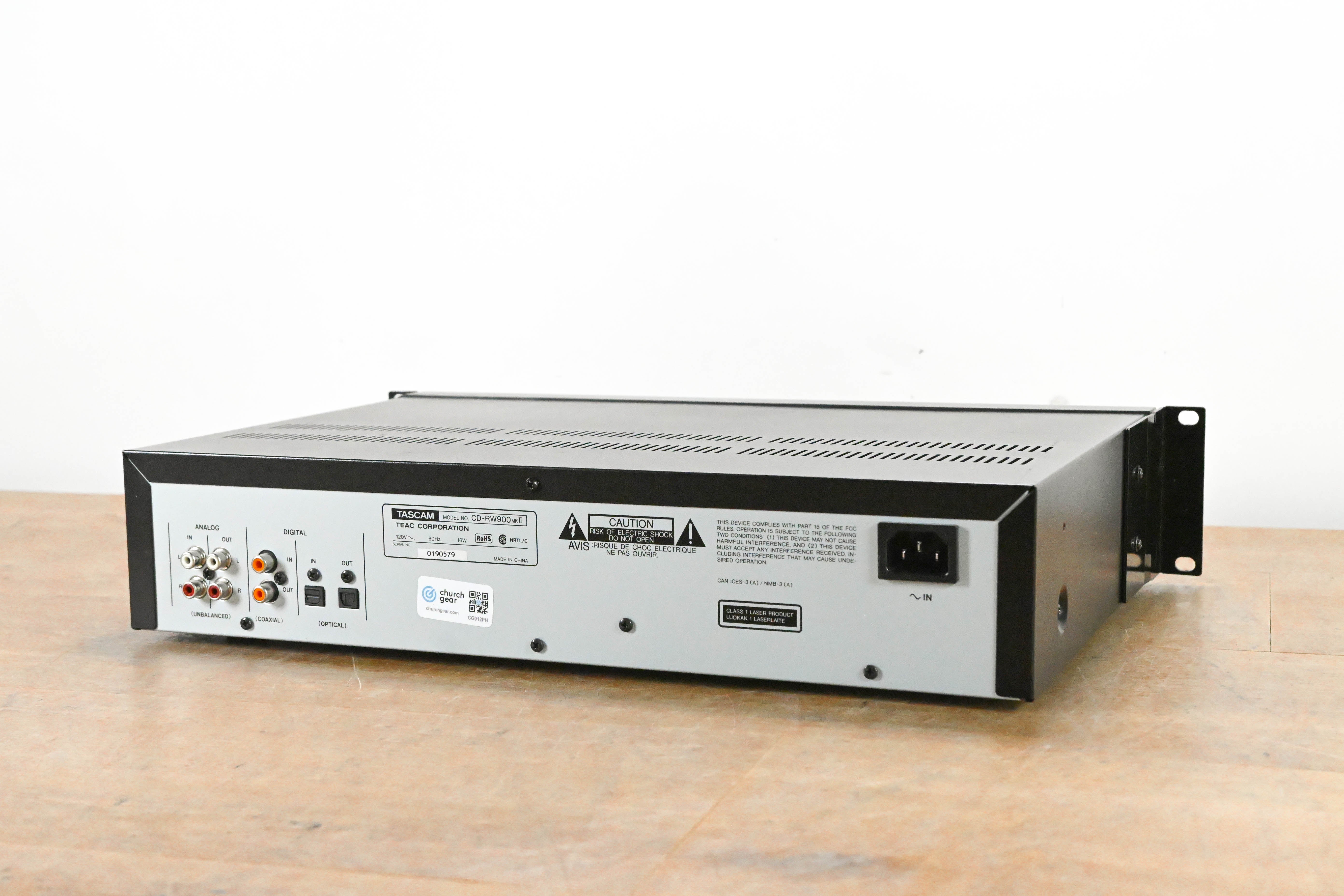 TASCAM CD-RW900 MKII Professional Rack-Mountable CD Recorder/Player