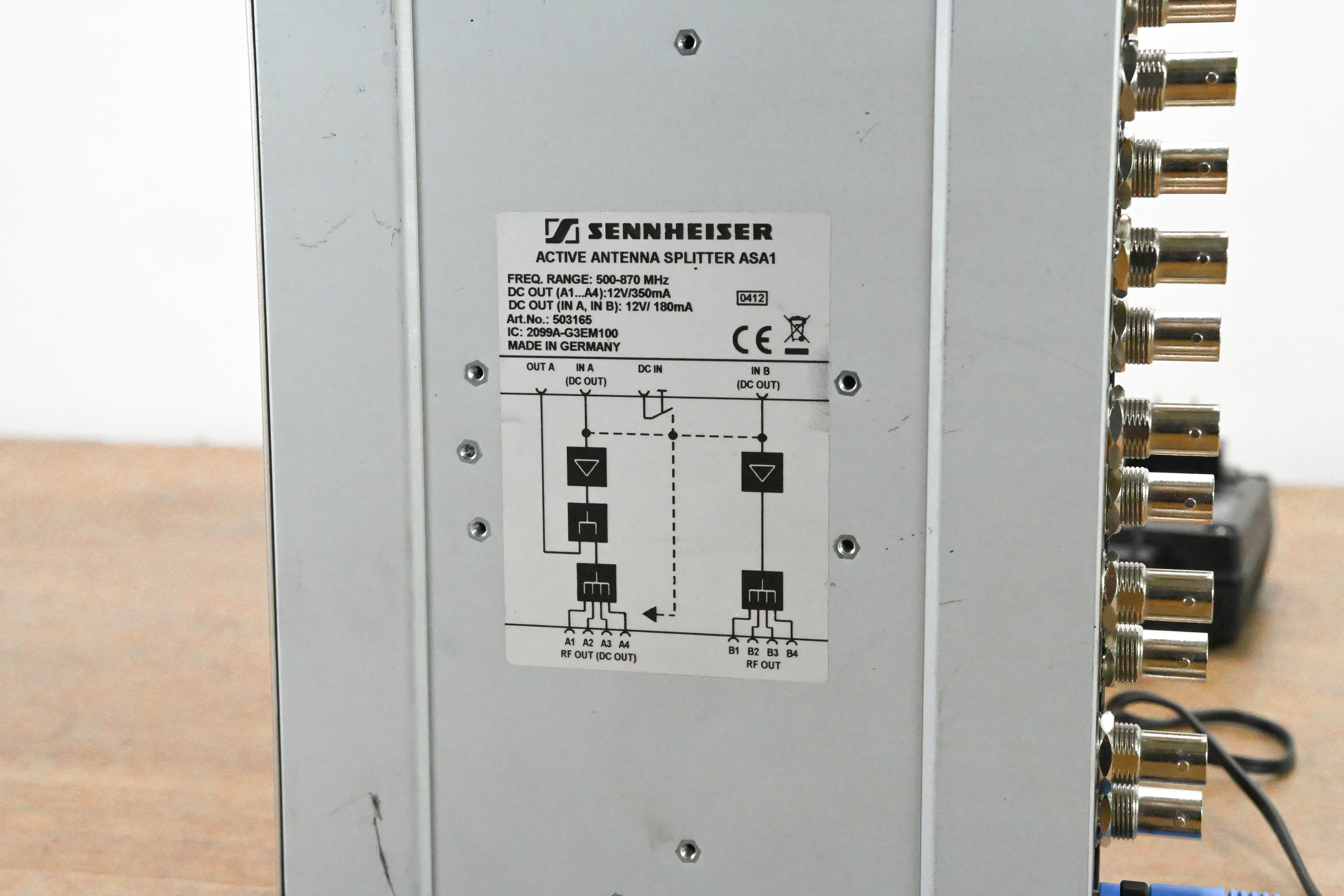 Sennheiser ASA 1 Active Antenna Splitter - 500-870 MHz