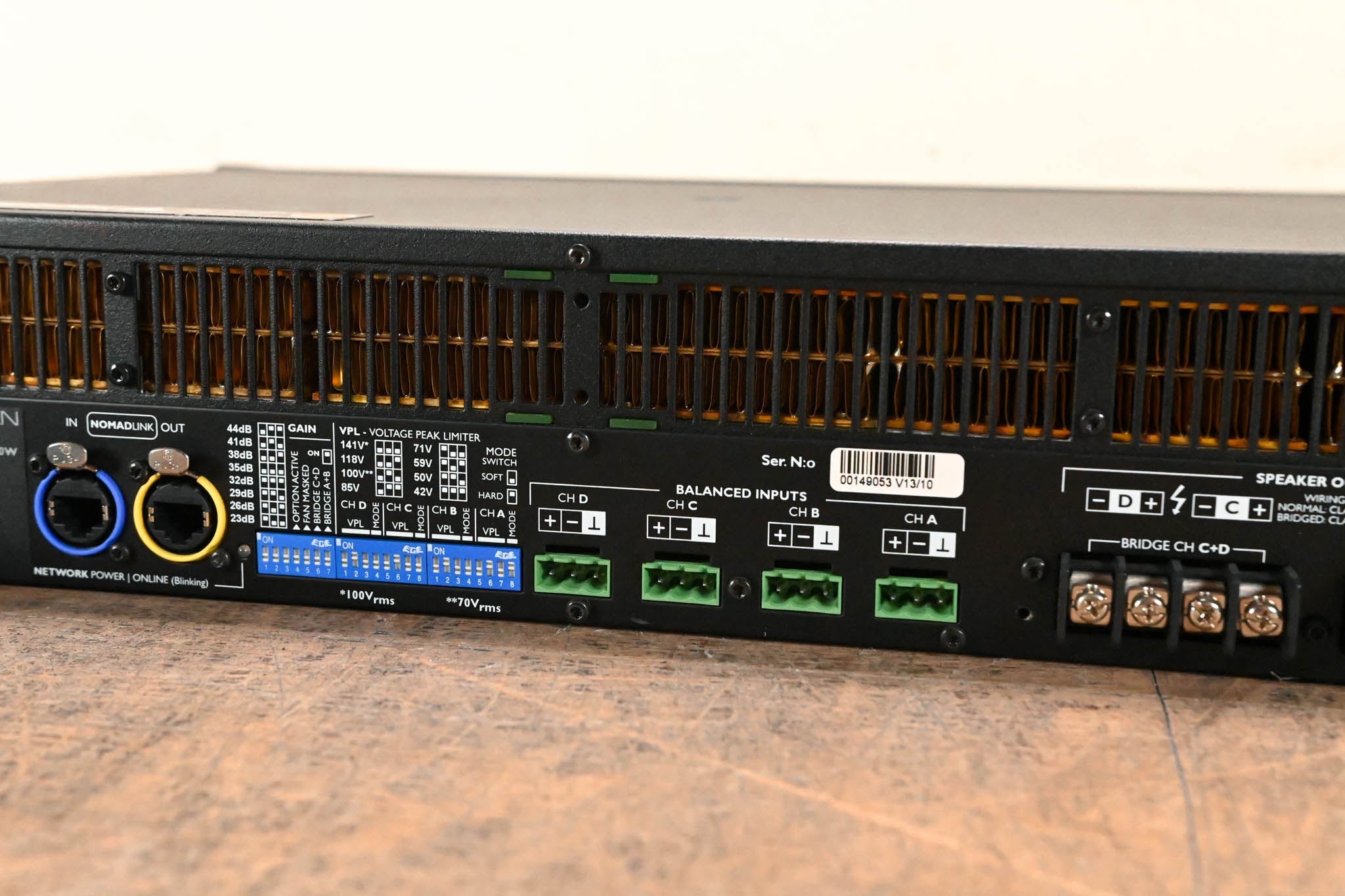 Lab Gruppen C 48:4 4800W 4-Channel Power Amplifier
