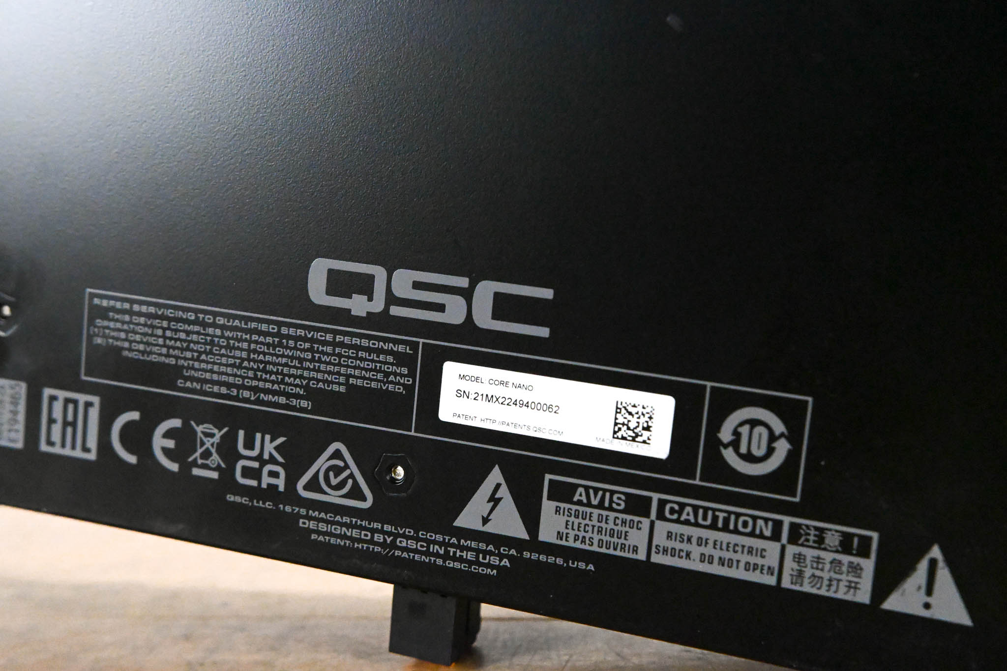 QSC Q-SYS Core Nano Network I/O Processor