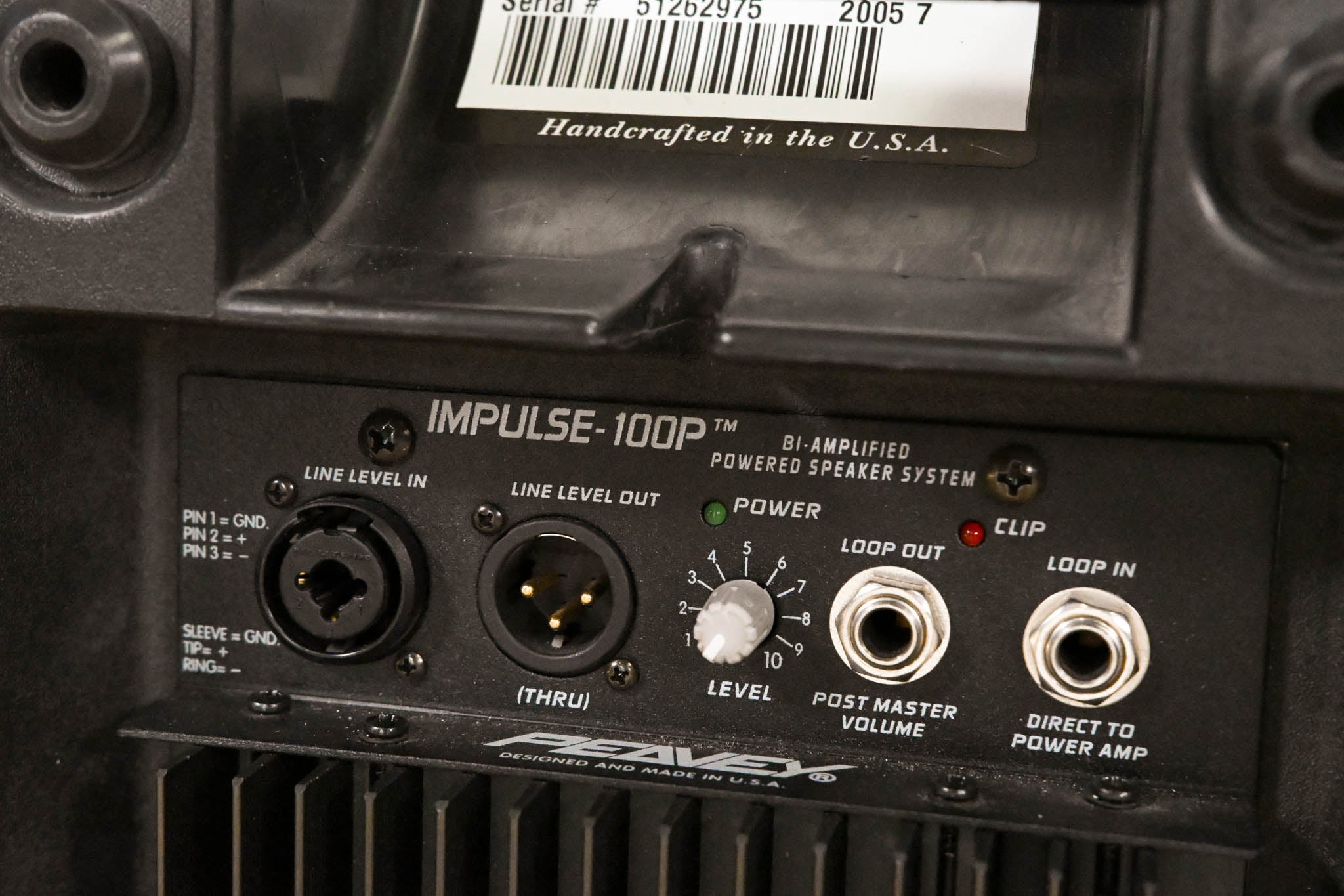 Peavey Impulse 100p 10" Bi-Amplified PA Speaker
