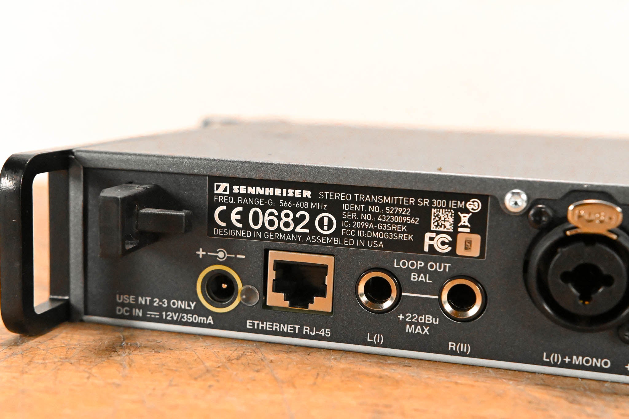 Sennheiser SR 300 IEM G3 Wireless Transmitter 566-608MHz NO POWER SUPPLY