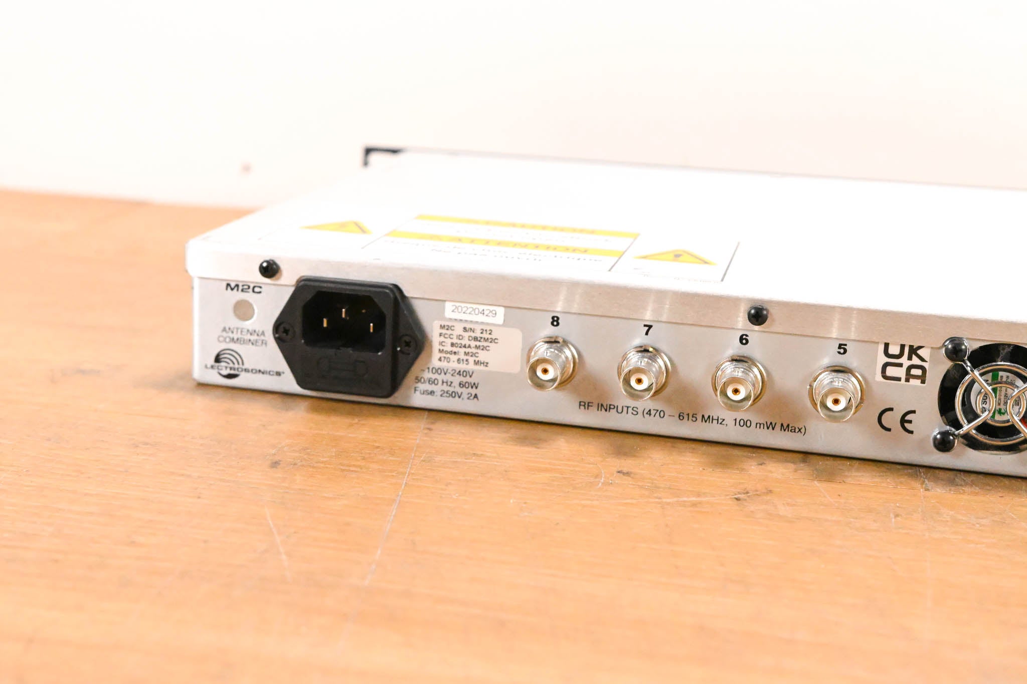 Lectrosonics M2C Active Antenna Combiner - 470-615 MHz