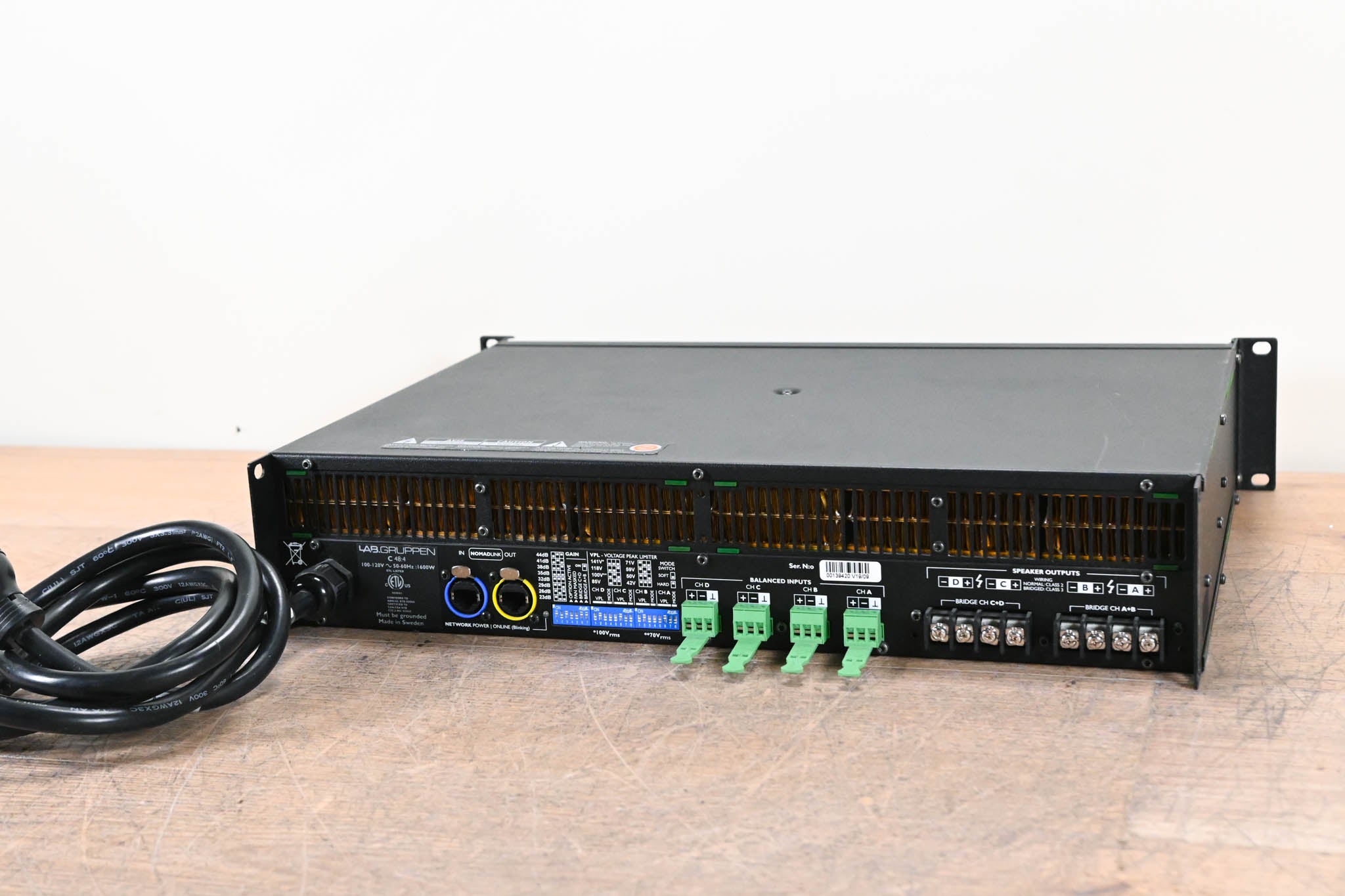 Lab Gruppen C 48:4 4800W 4-Channel Power Amplifier