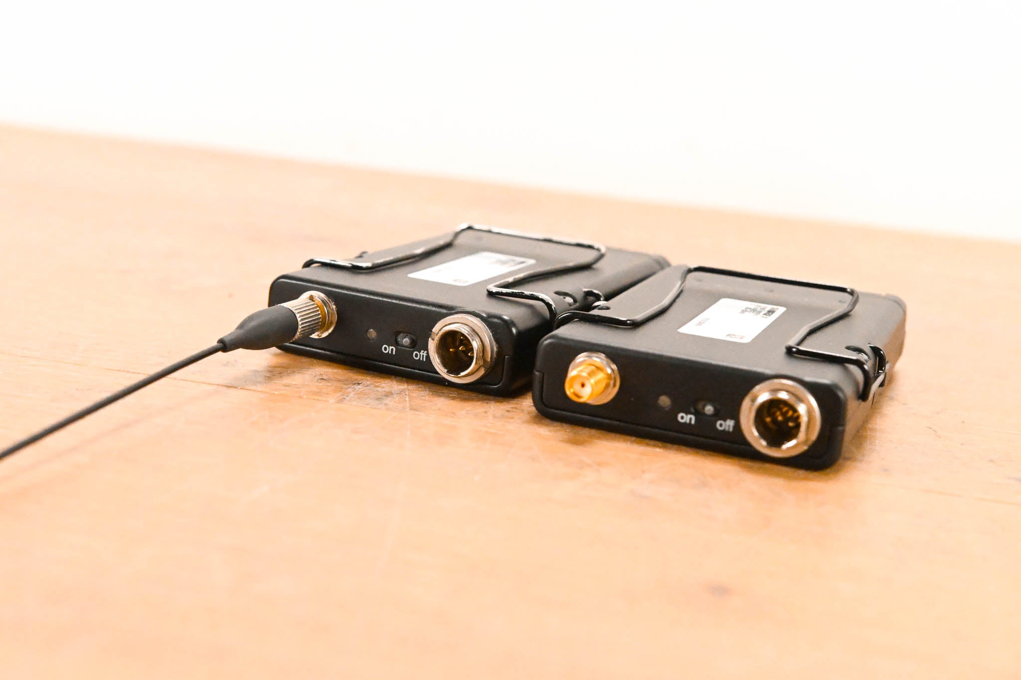 Shure UR4D Dual Wireless Receiver with two UR1 Bodypacks - G1