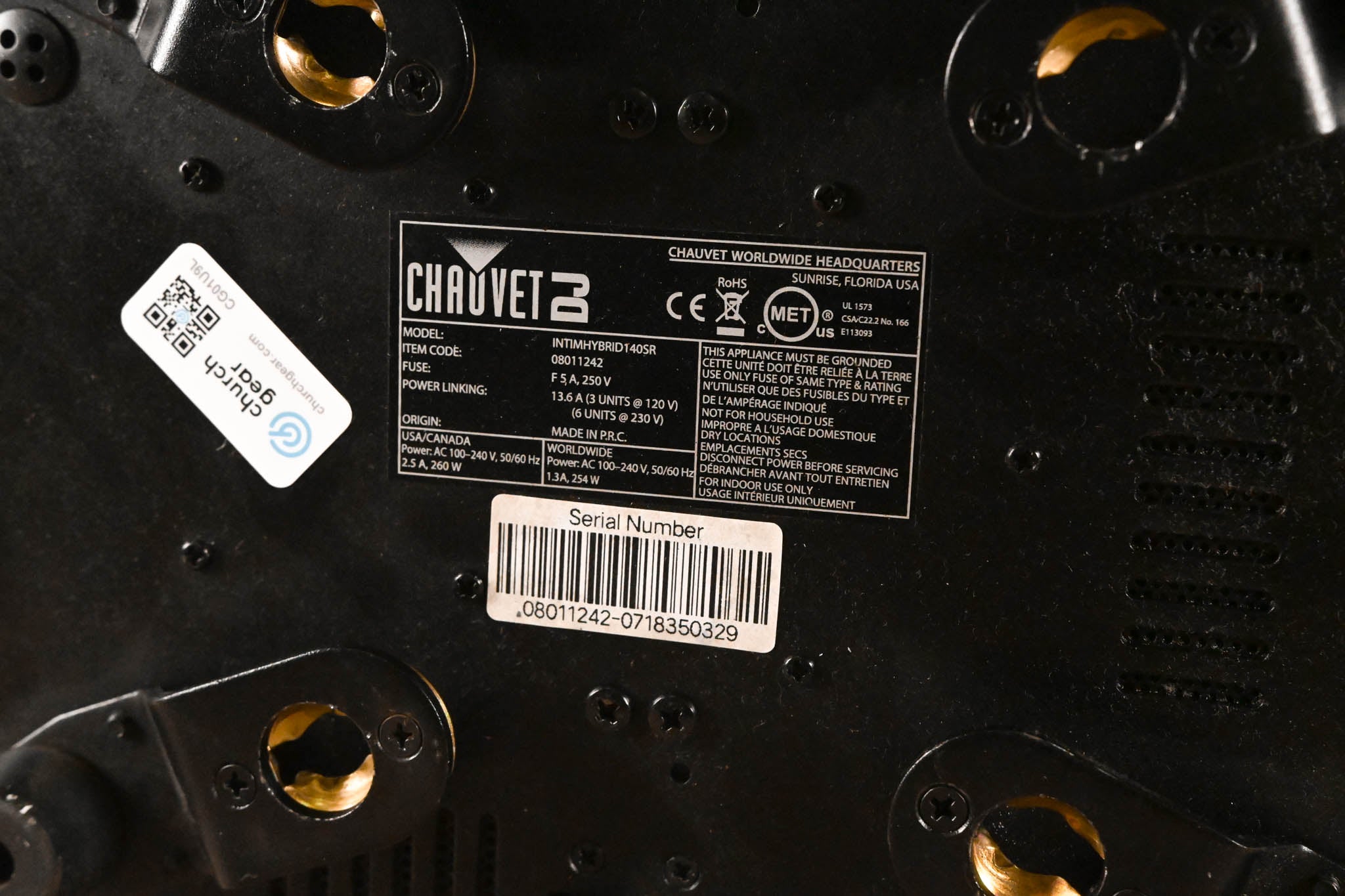 Chauvet Intimidator Hybrid 140SR Moving Head Lighting Fixture