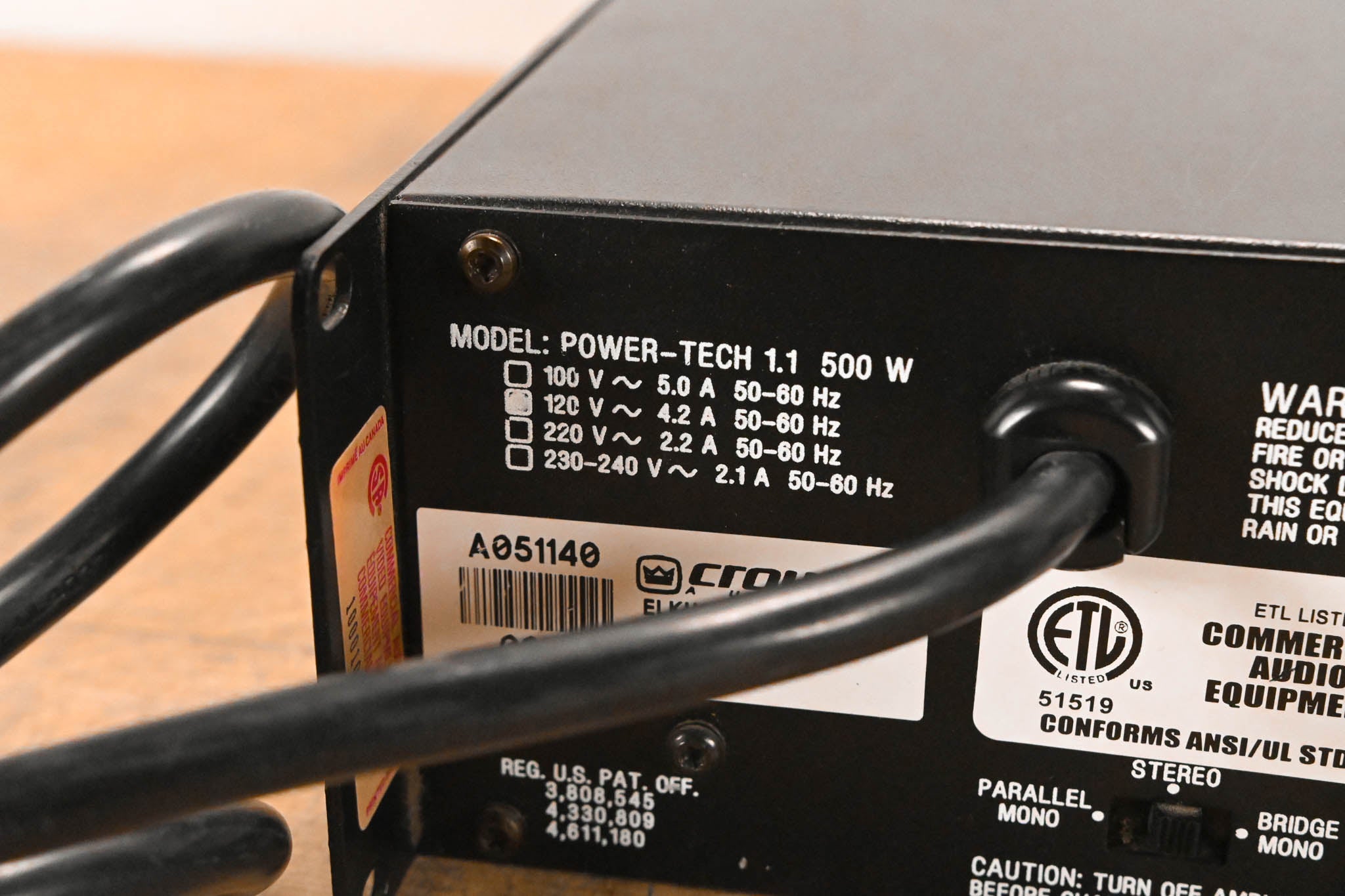 Crown Power-Tech 1.1 2-Channel Power Amp
