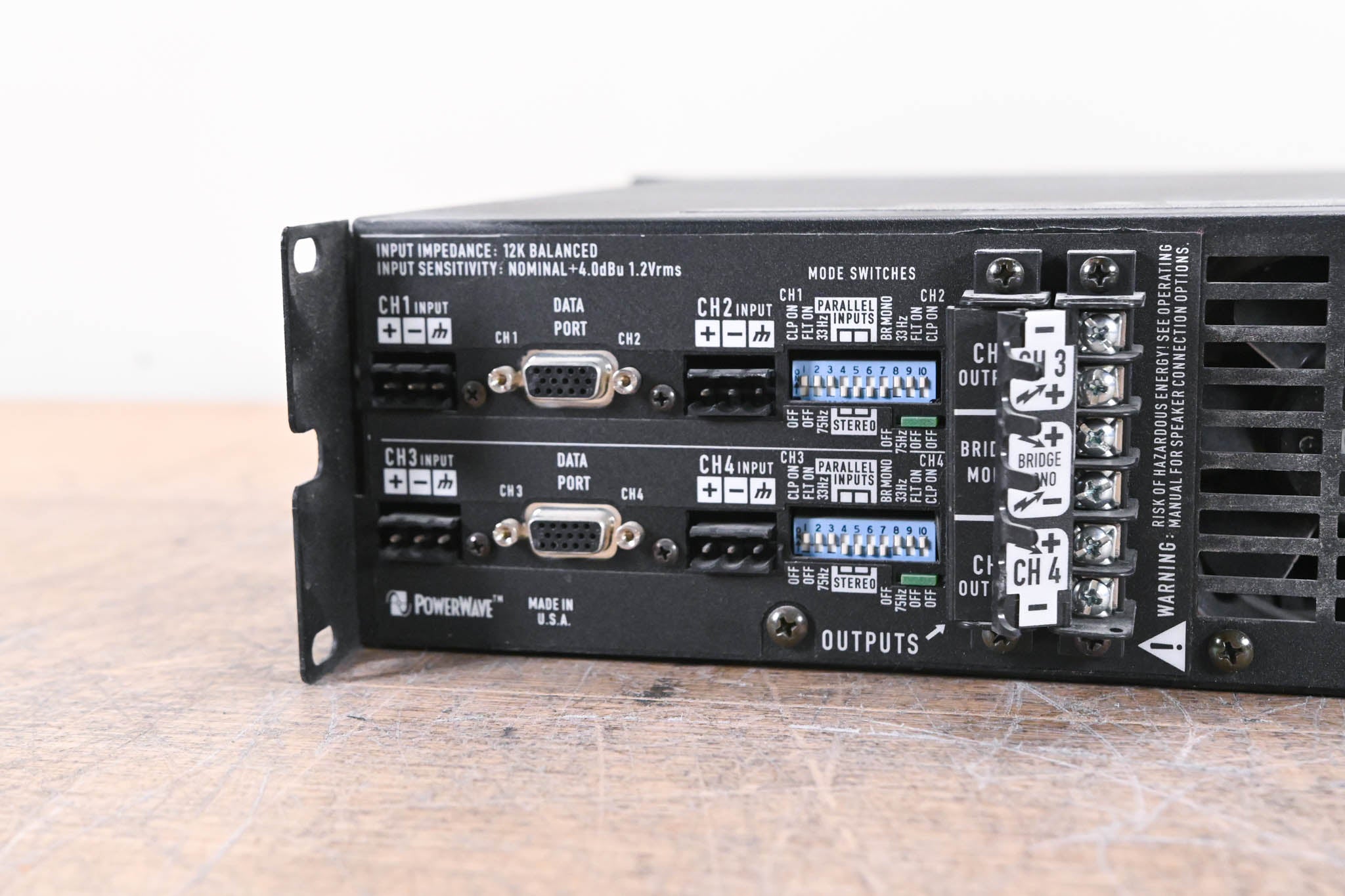 QSC CX404 400W 4-Channel Power Amplifier