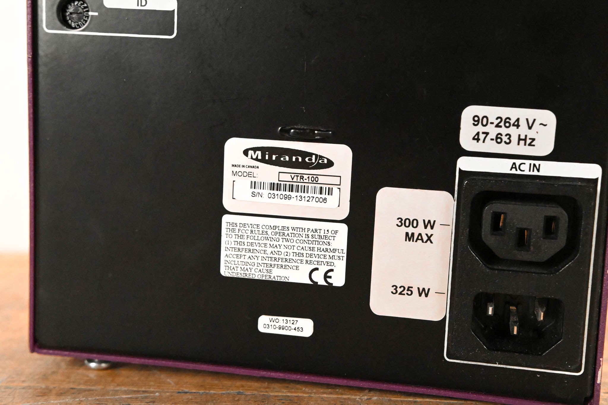 Miranda VTR-100 Analog to Digital Bi-Directional Media Converter