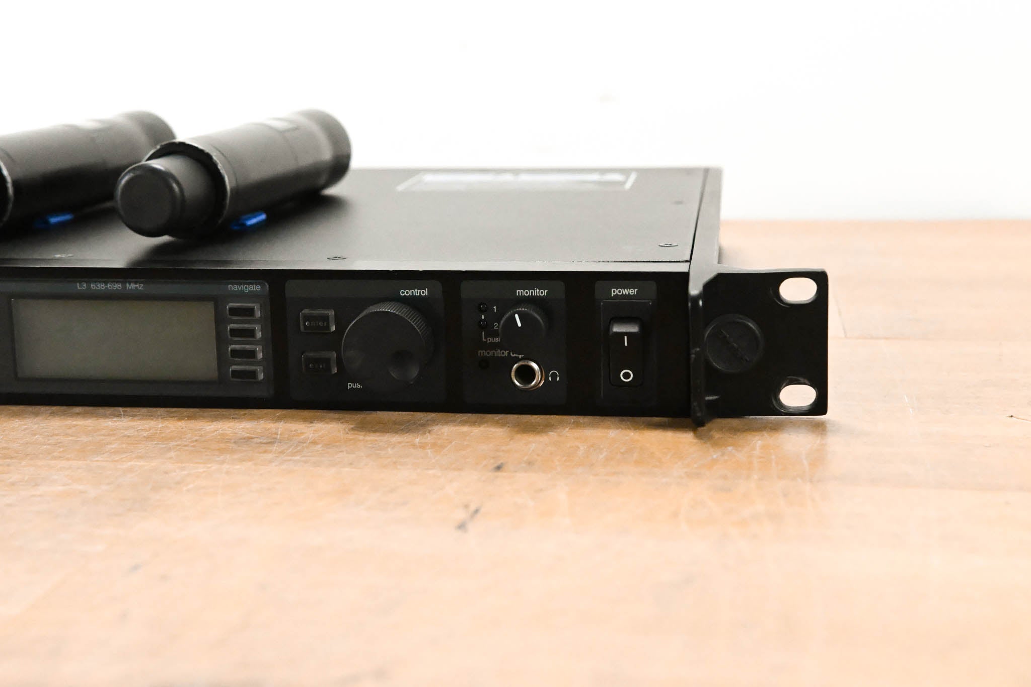 Shure UR4D Dual Receiver w/ two UR2 Transmitters (No Capsules) - L3