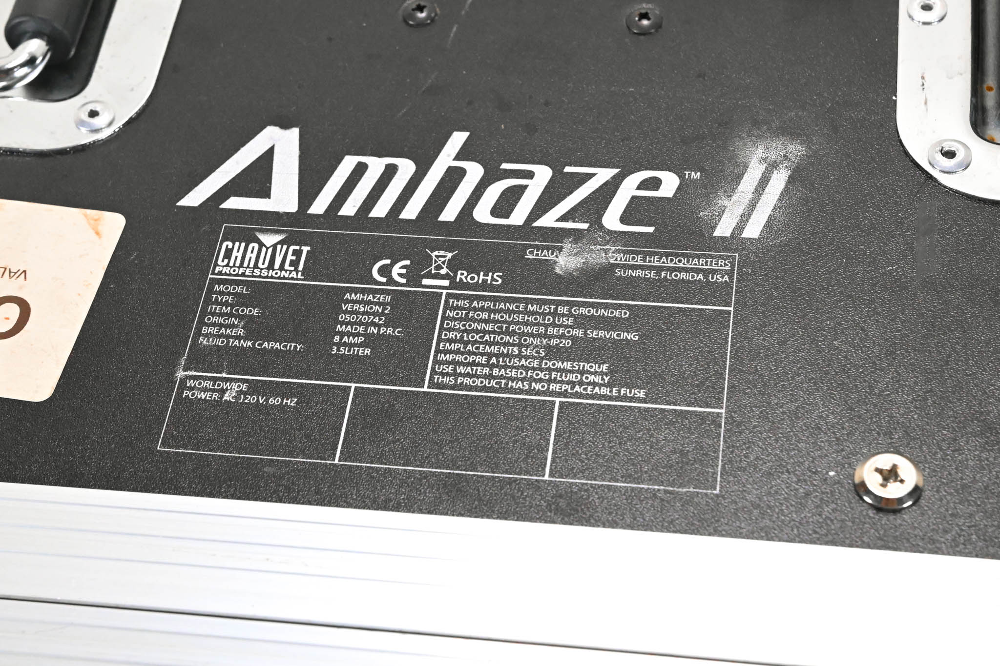 Chauvet Amhaze II Water-Based Haze Machine