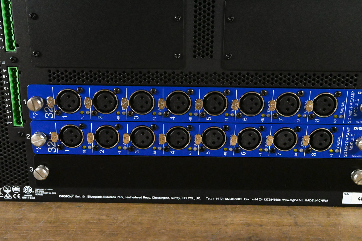 DiGiCo 4REA4 Audio Processing Engine w/ 2x 8-Ch SD Mic Preamp Modules