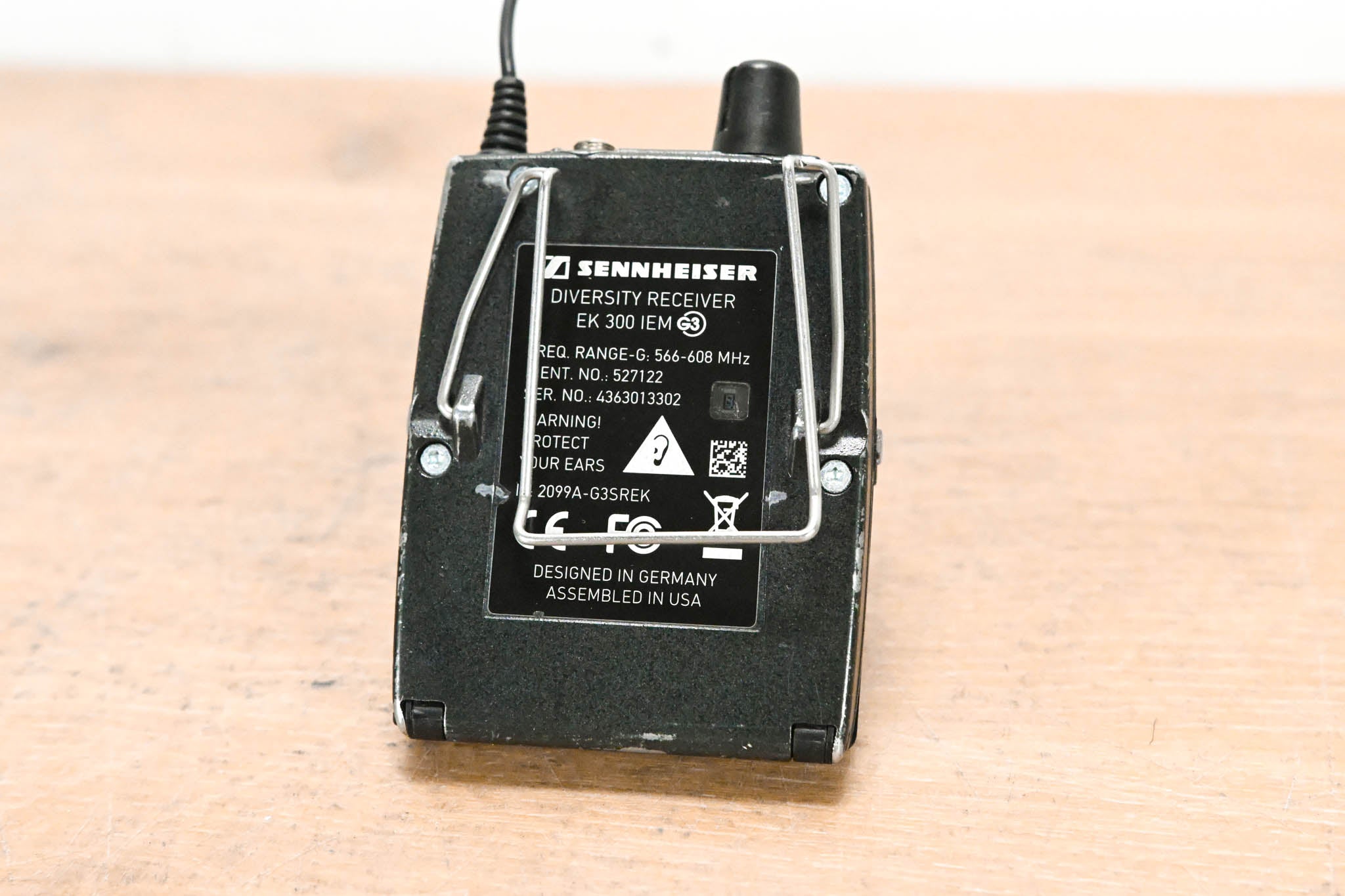 Sennheiser ew 300 IEM G3 Wireless IEM System 566-608 MHz NO POWER SUPPLY
