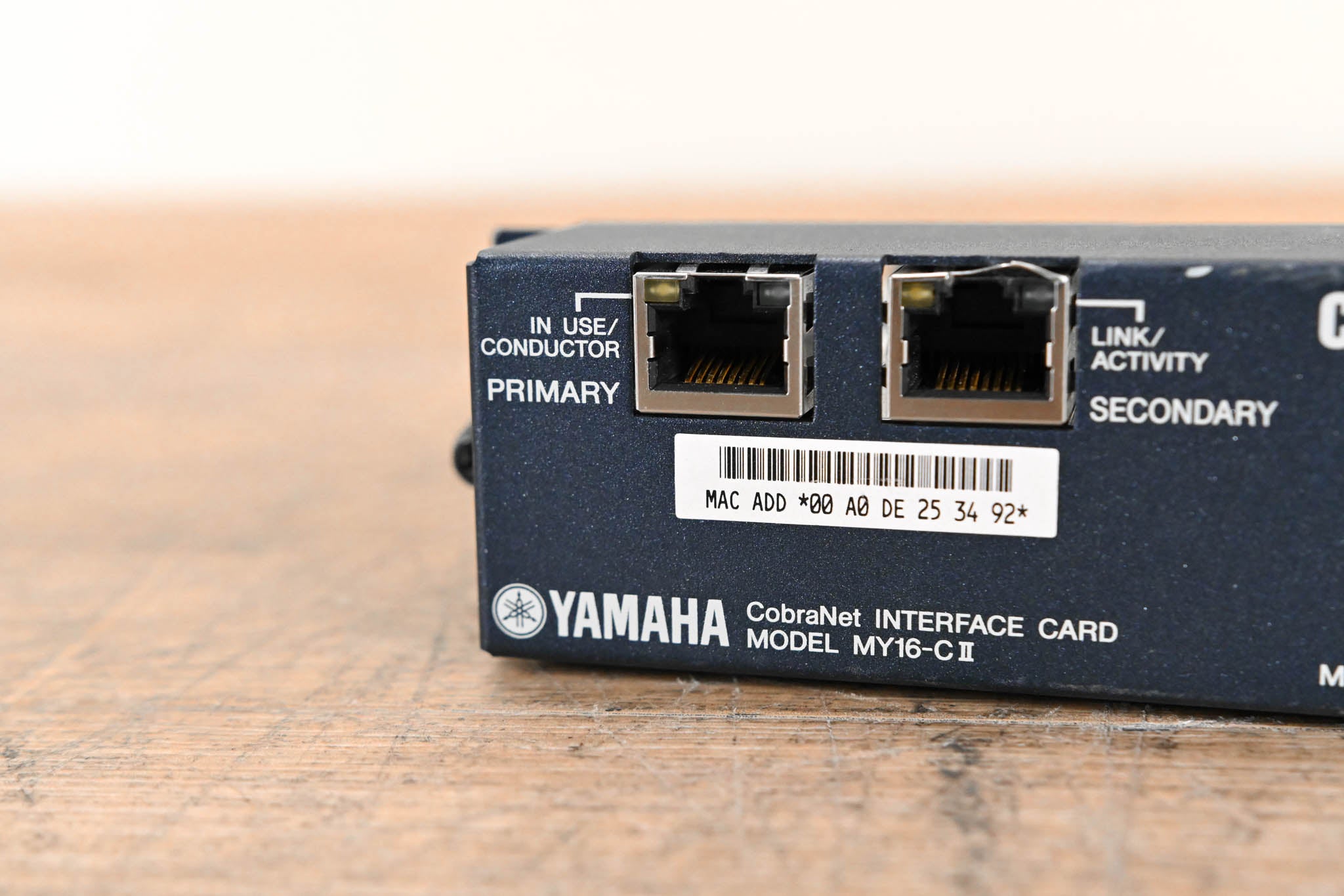 Yamaha MY16-CII CobraNet Network I/O Card