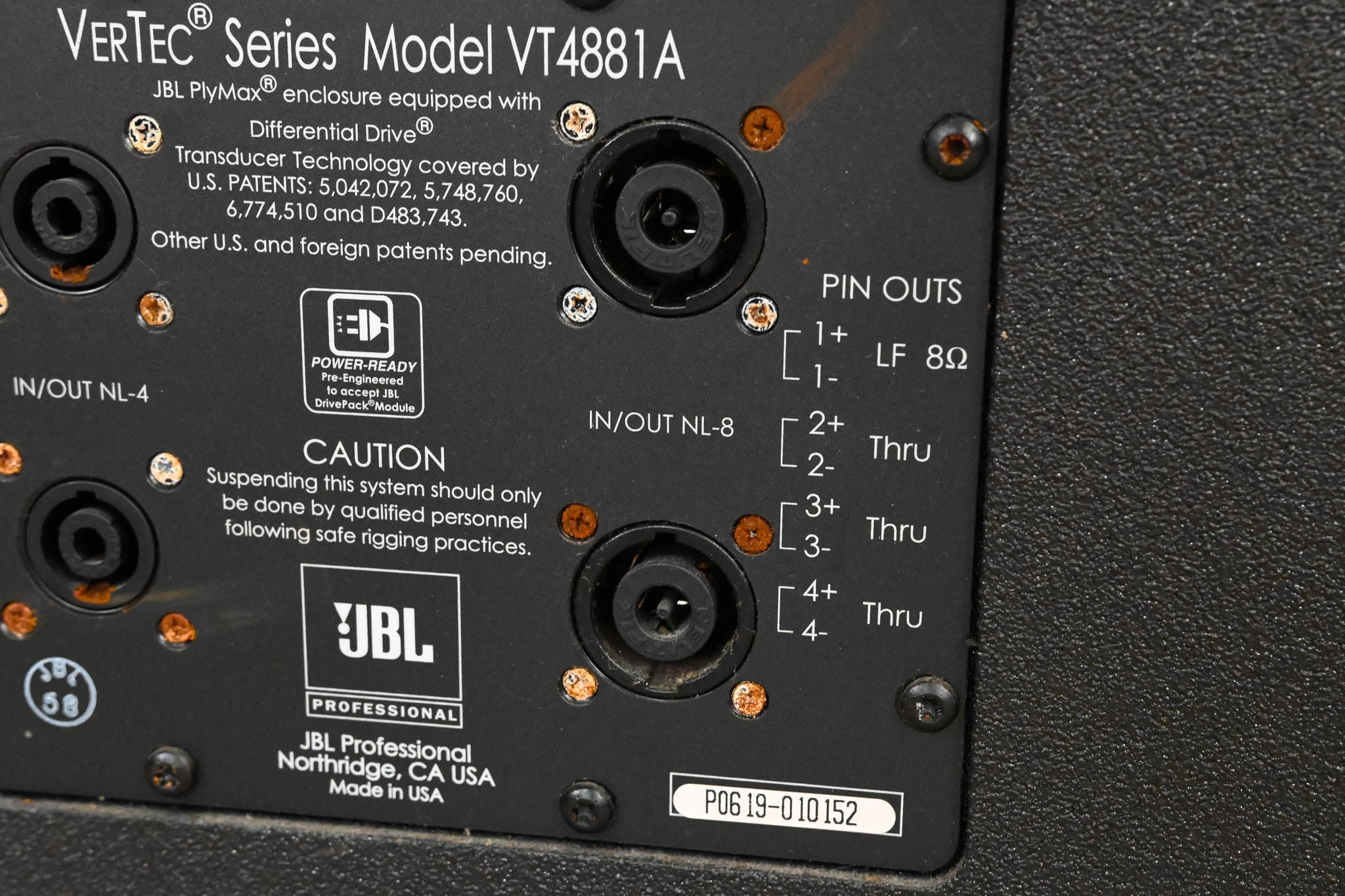 JBL VT4881A Compact Arrayable 18" Subwoofer