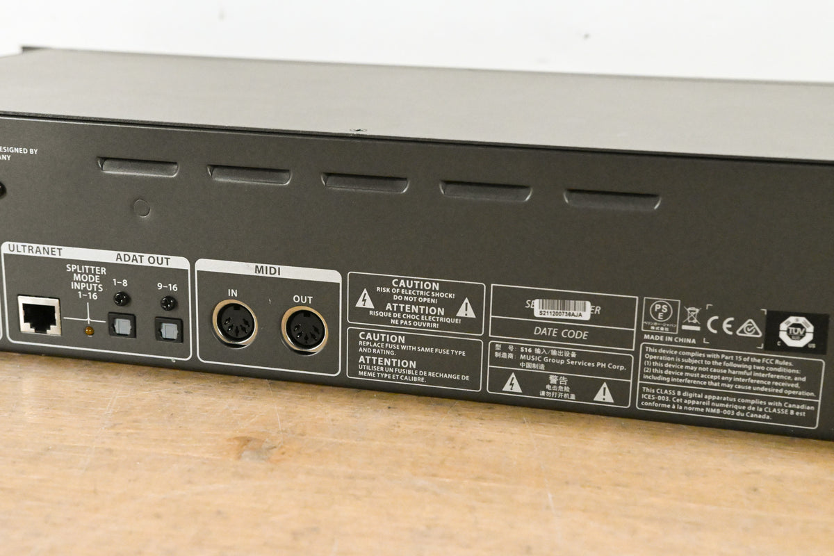 Behringer S16 16 x 8 Digital Stage Box