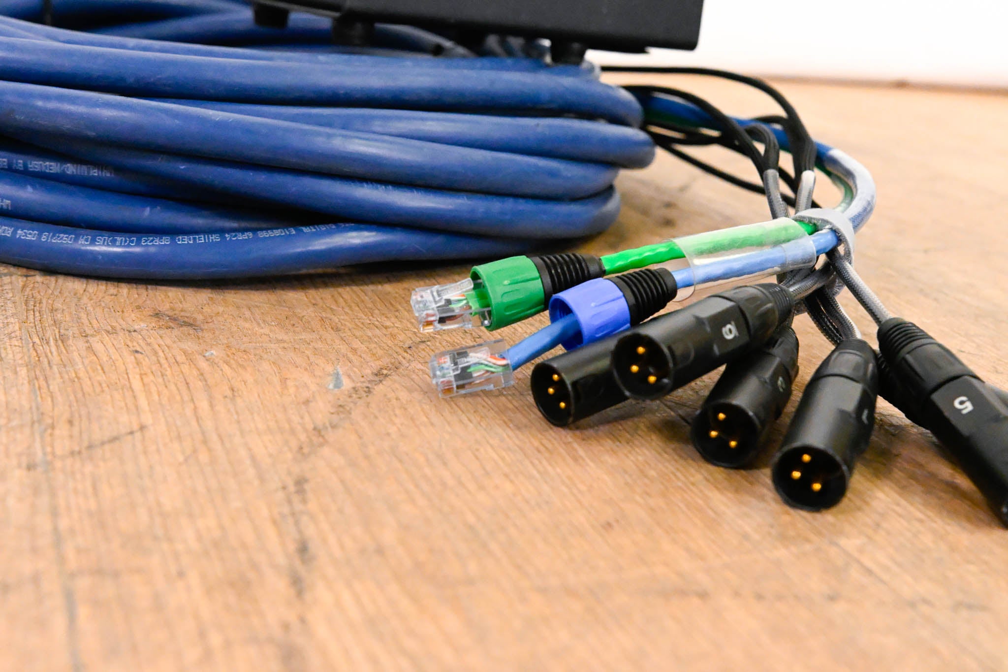 Whirlwind MD-6-2-C6-050 6x XLR-Channel Snake w/ 2x CAT6 Channels - 50ft