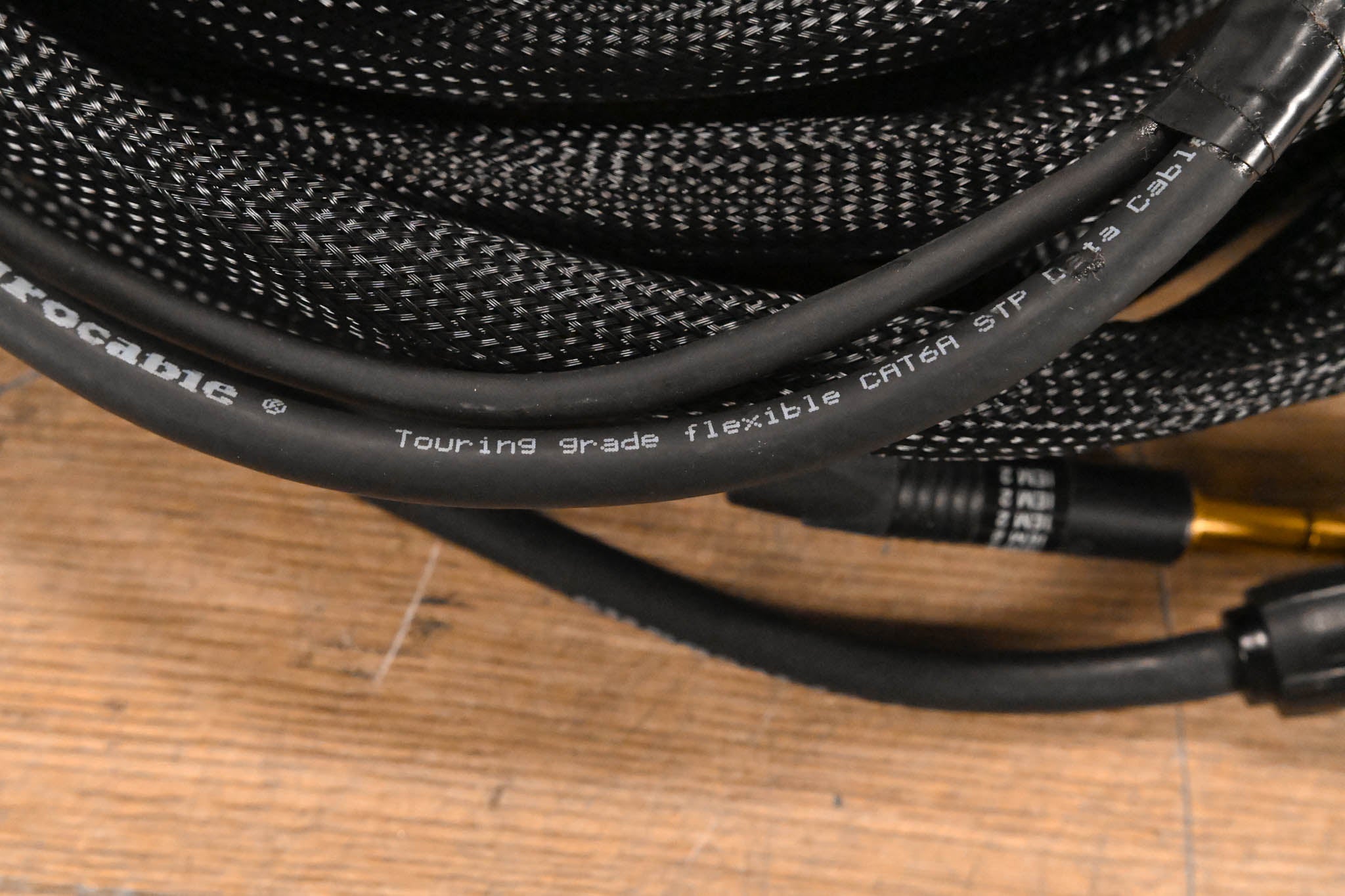Unbranded 1/4" TRS and EtherCON RJ45 Loom - 40'