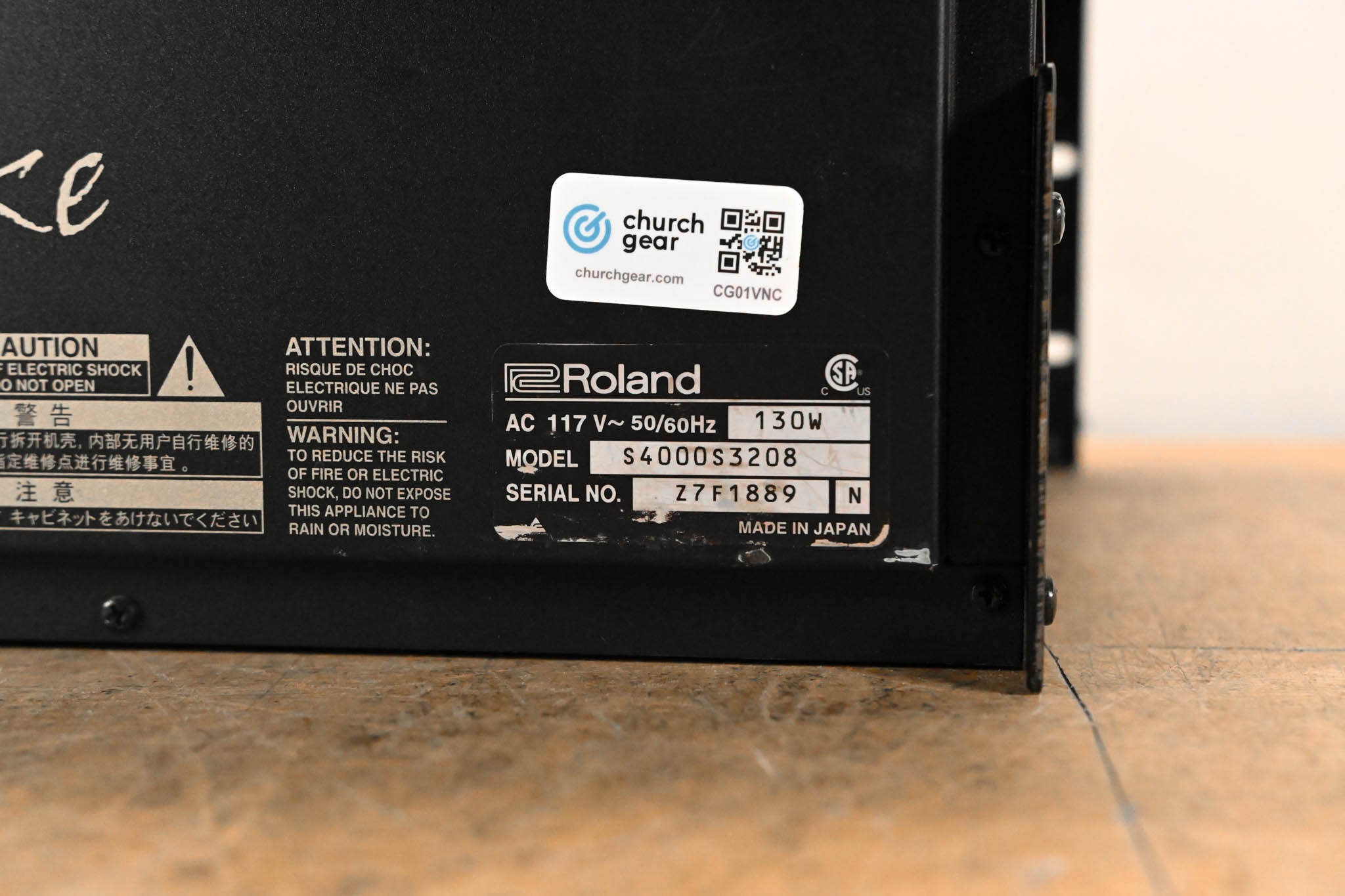 Roland S-4000S-3208 Digital Snake 24x16 Modular Stage Unit