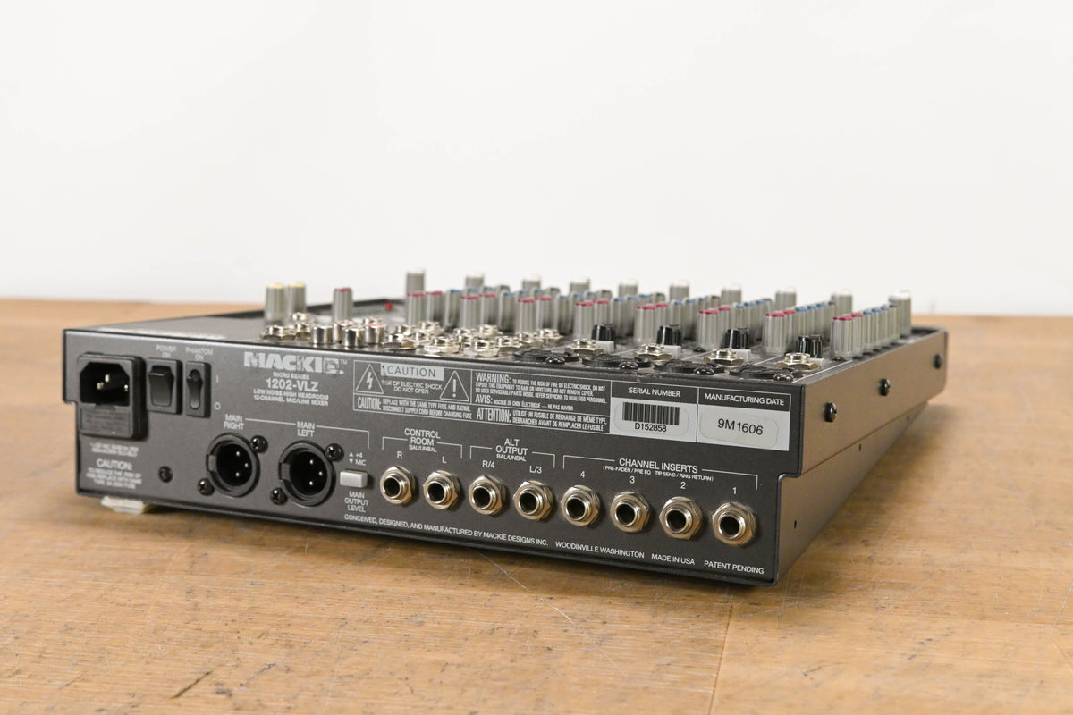 Mackie 1202-VLZ 12-Channel Compact Analog Audio Mixer
