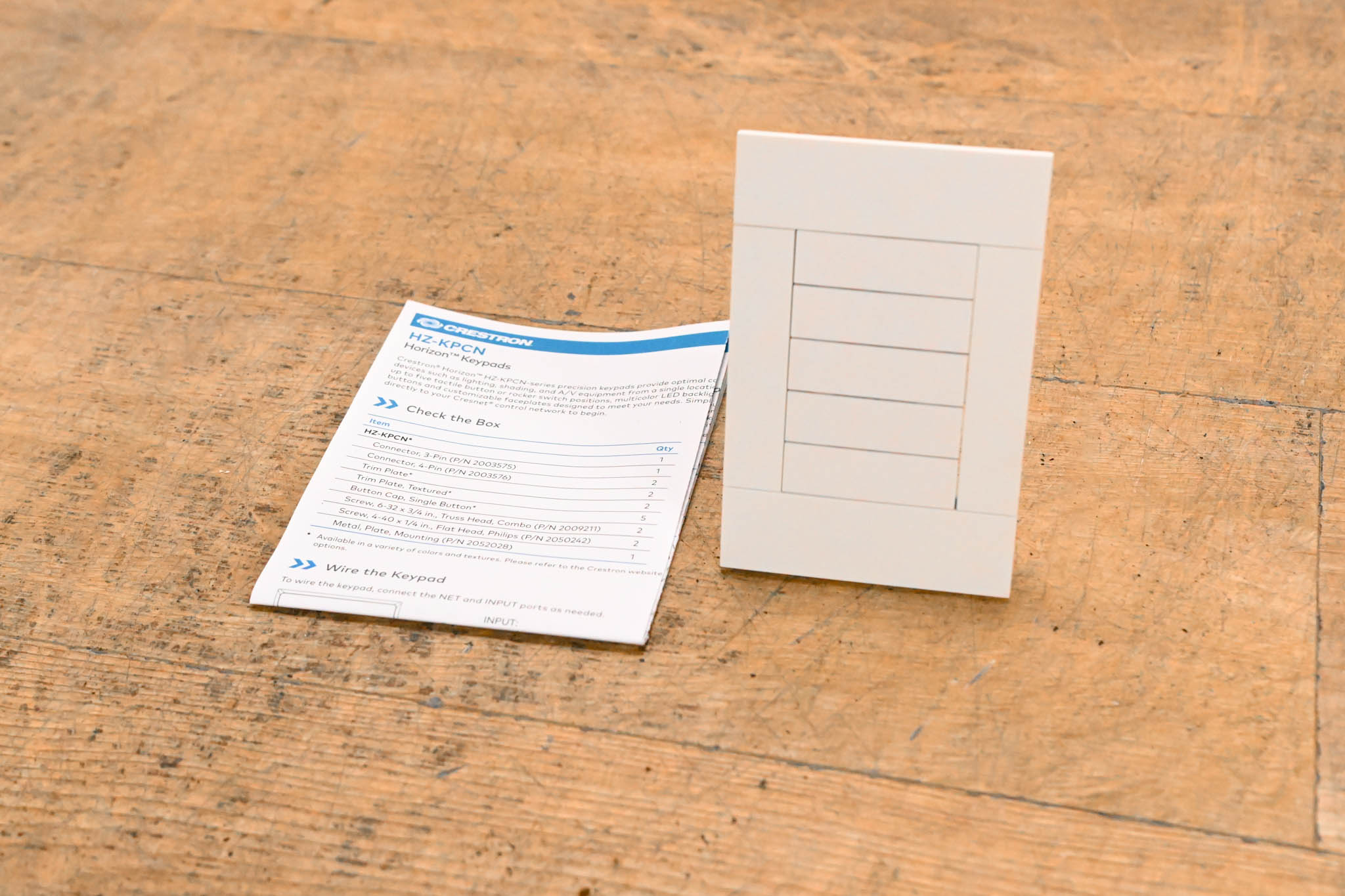 Crestron HZ-KPCN-W Horizon Communications Keypad - White