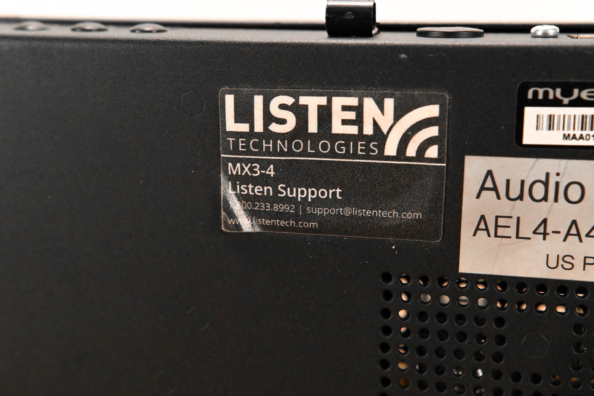 Listen Technologies MX3-4 Audio Everywhere 4-Channel Wi-Fi Server NO PSU