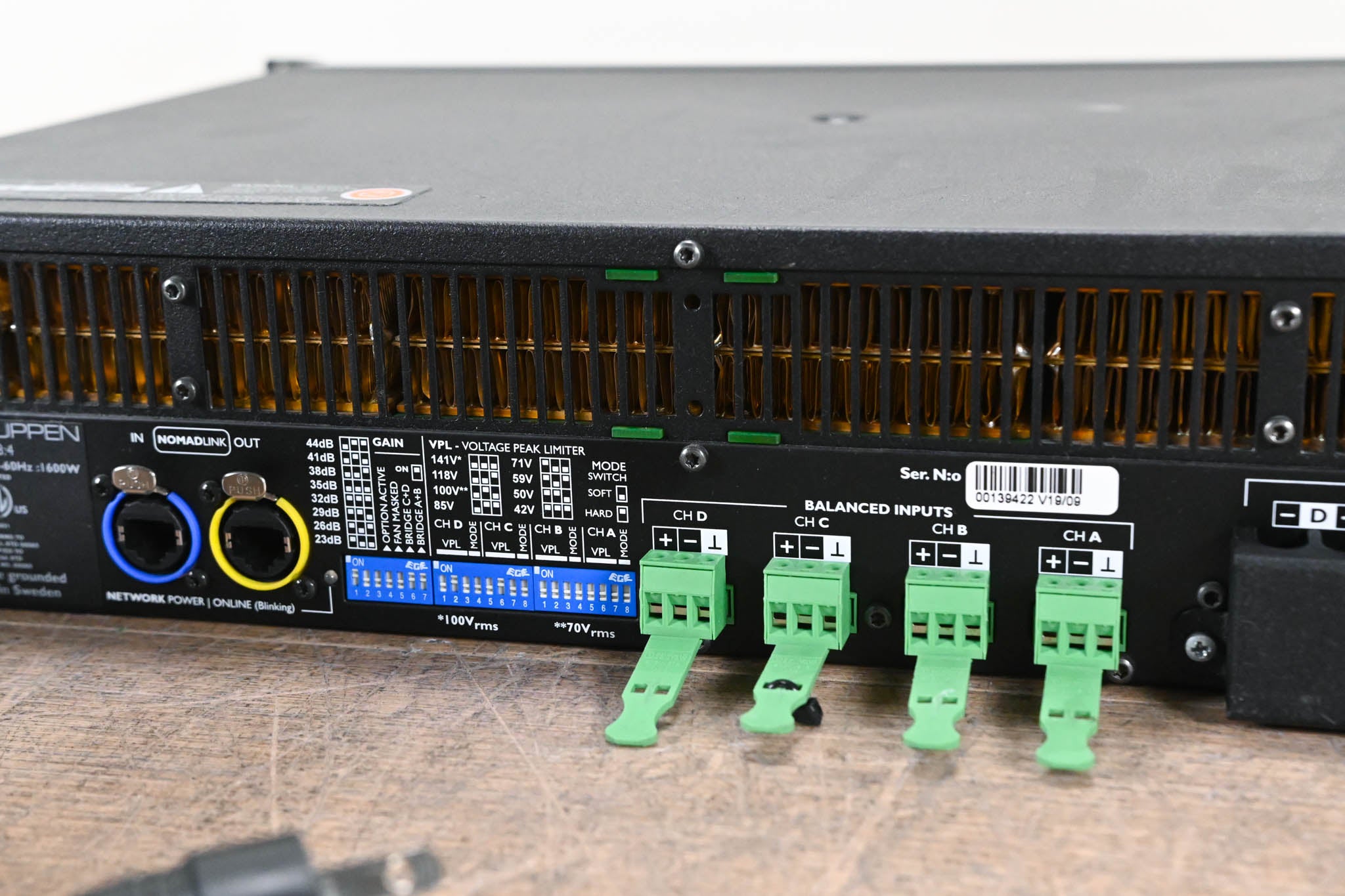 Lab Gruppen C 48:4 4800W 4-Channel Power Amplifier