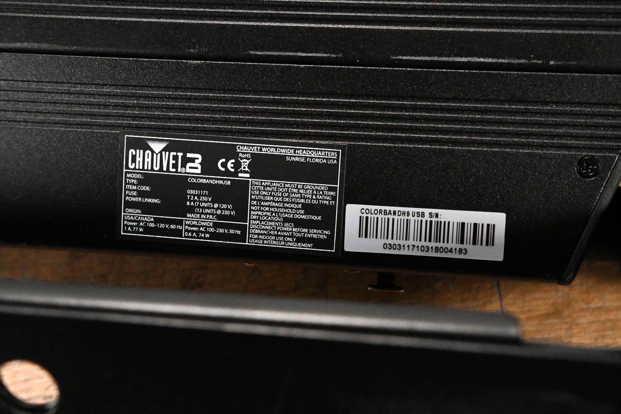Chauvet COLORband H9 USB Hex-Color LED Strip Light
