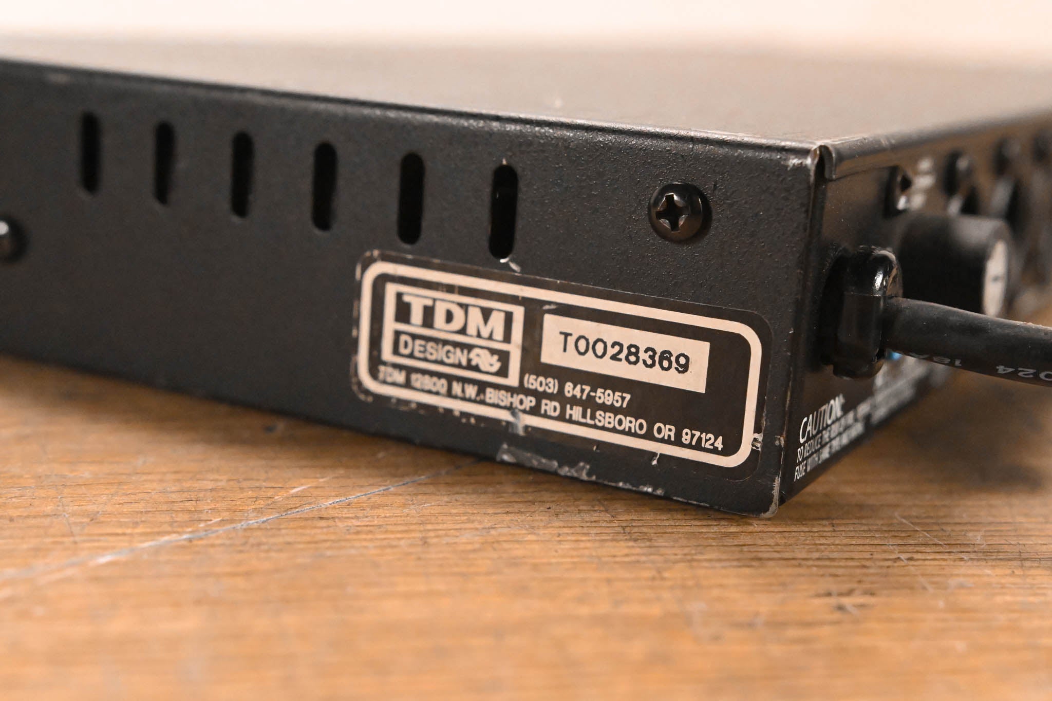 TDM Design 24CX-2 Stereo 2-Way Electronic Crossover