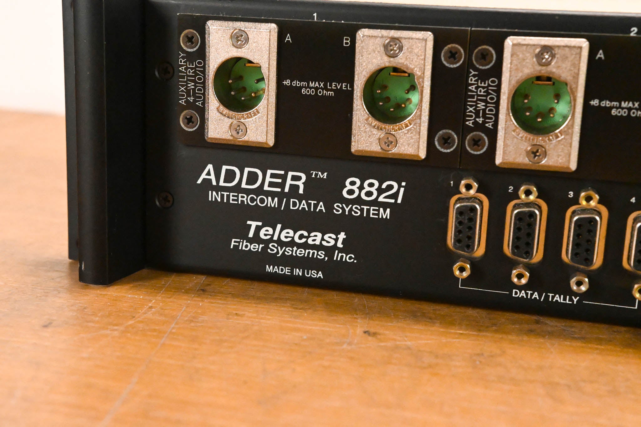 Telecast Fiber Systems Adder 882i Fiber Intercom Data System (NO PSU)