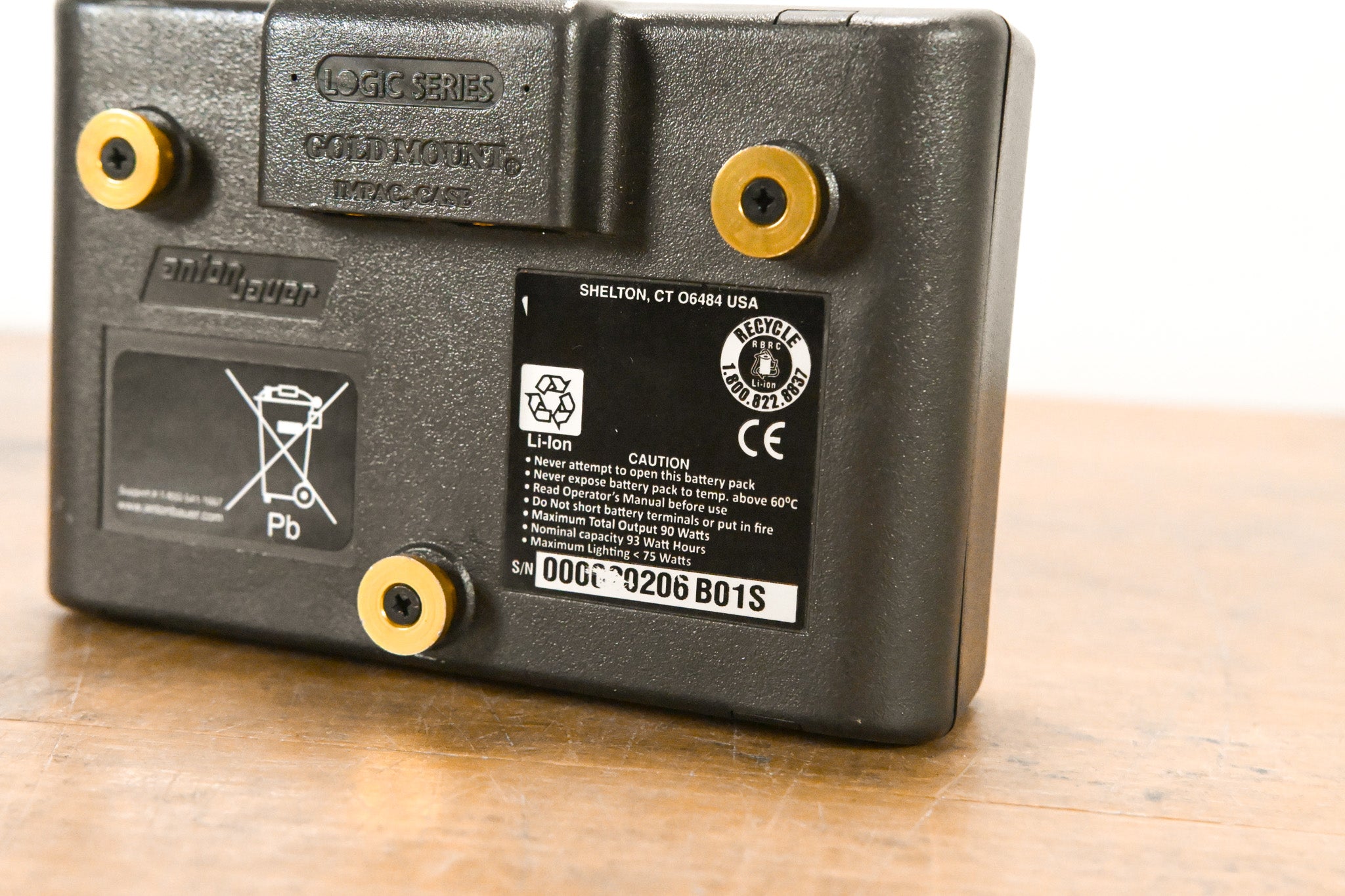 Anton Bauer Dionic Interactive Gold-Mount Battery