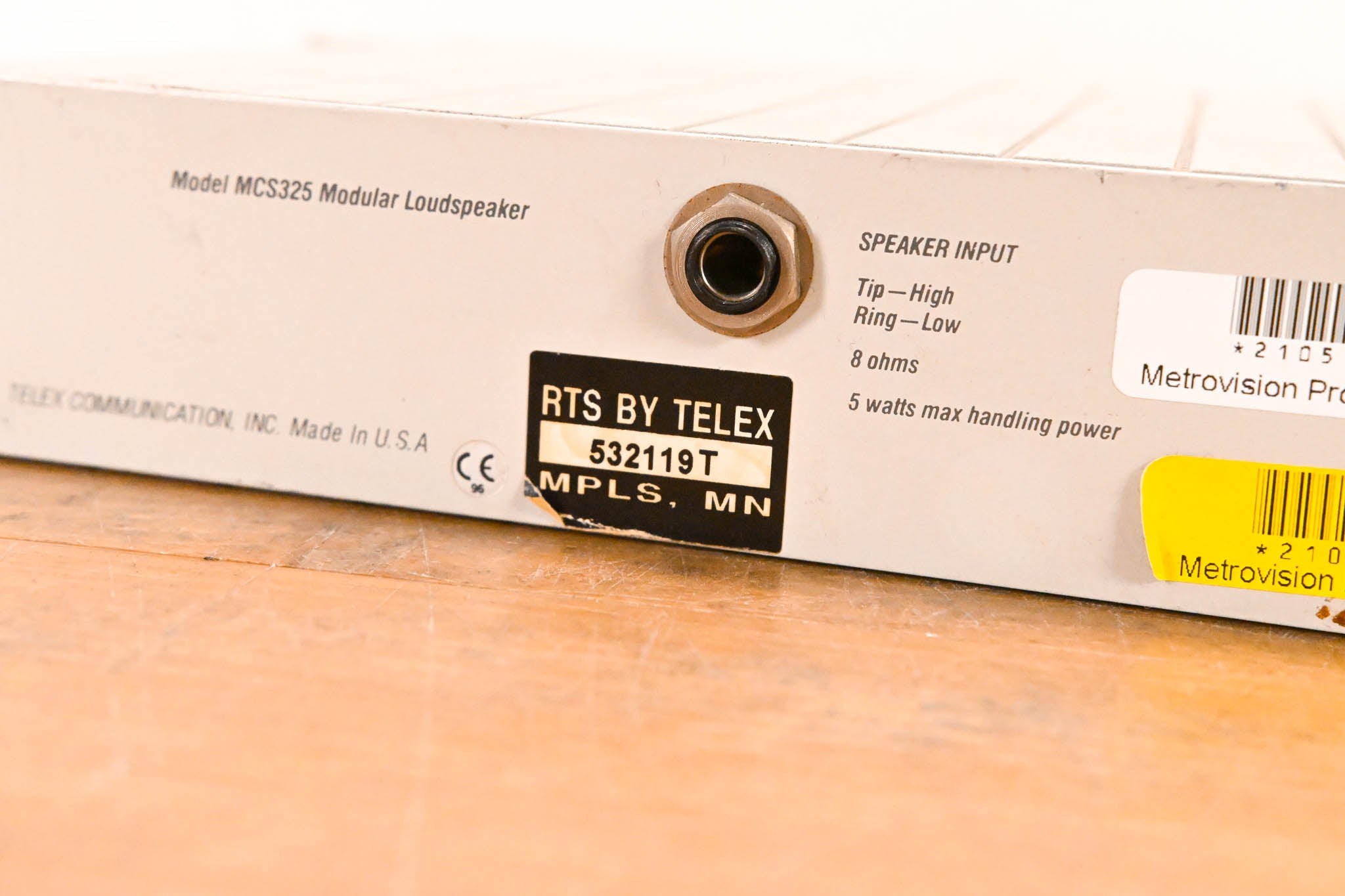 RTS MCS-325 5-Watt Passive Modular Loudspeaker